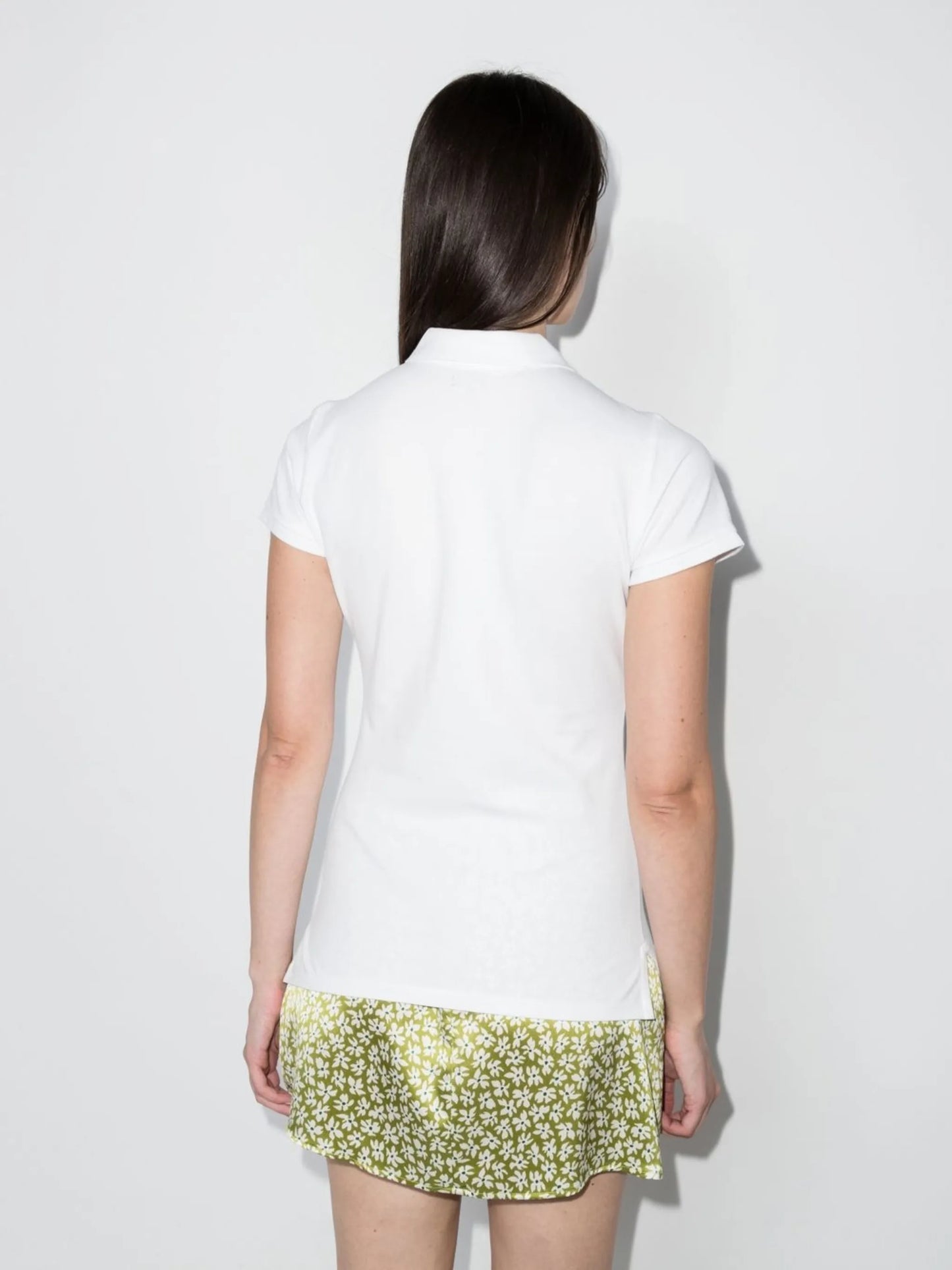 short-sleeved logo polo top