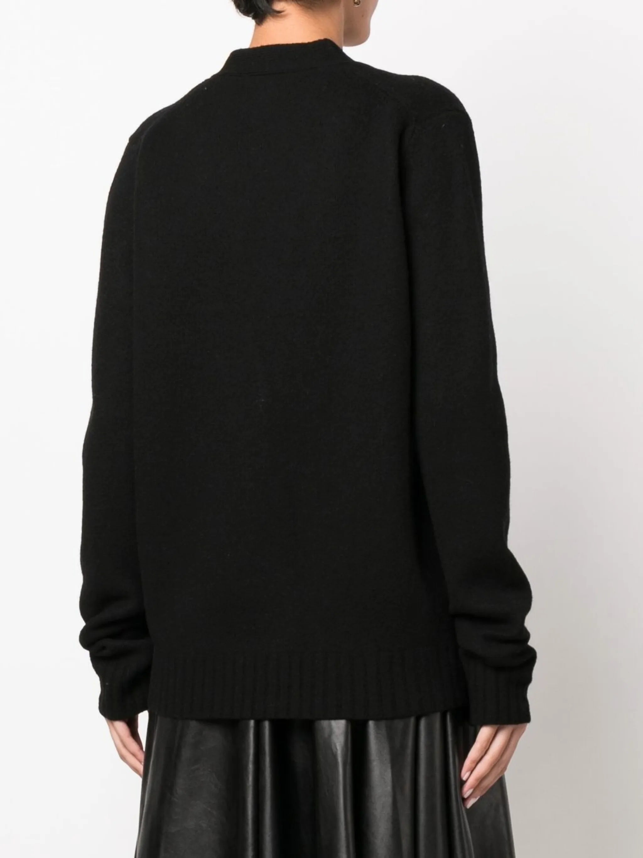 oversized wool cardigan