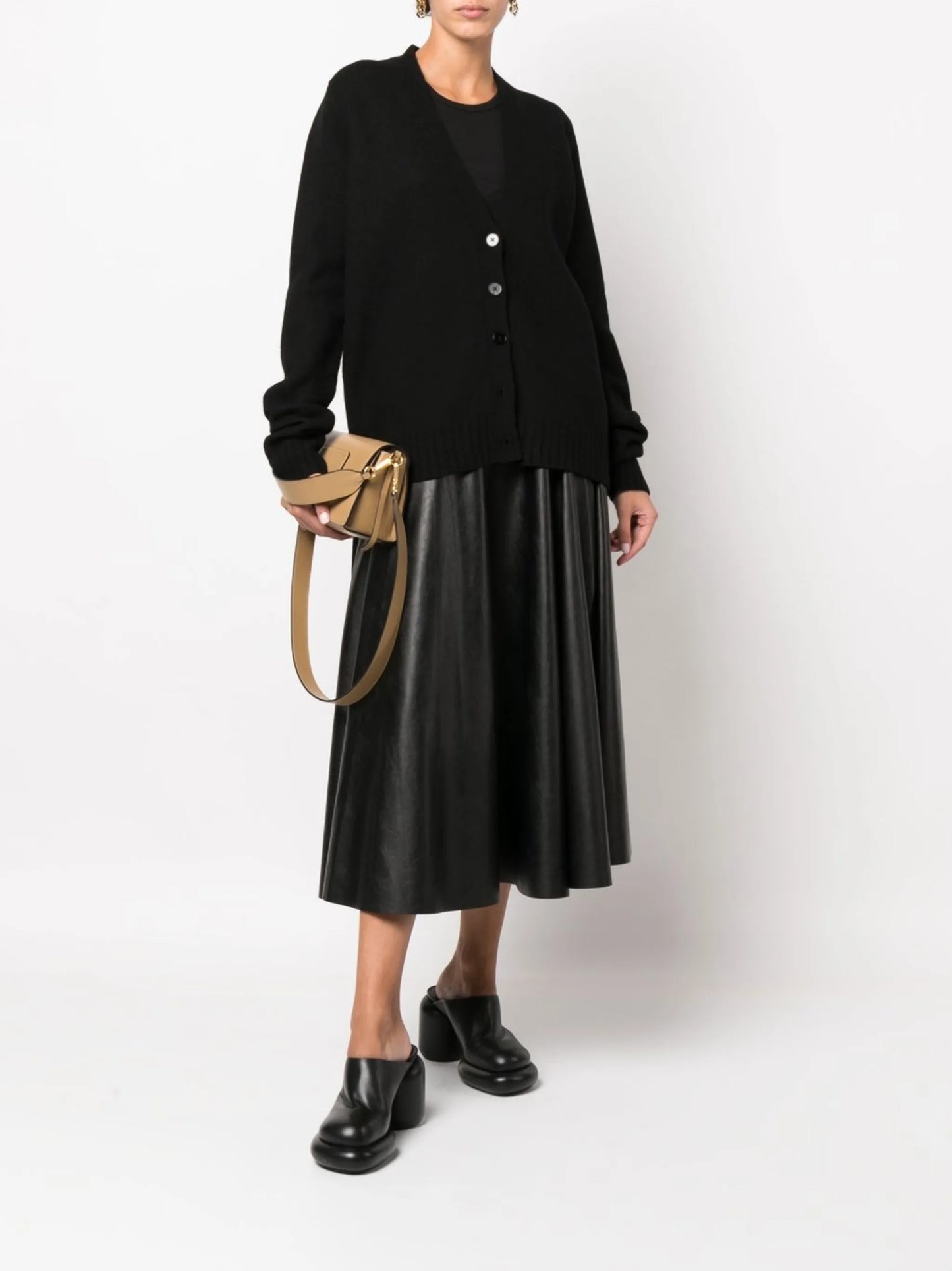 oversized wool cardigan