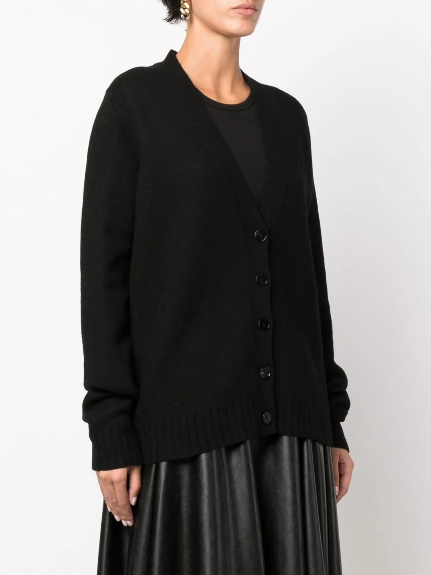 oversized wool cardigan