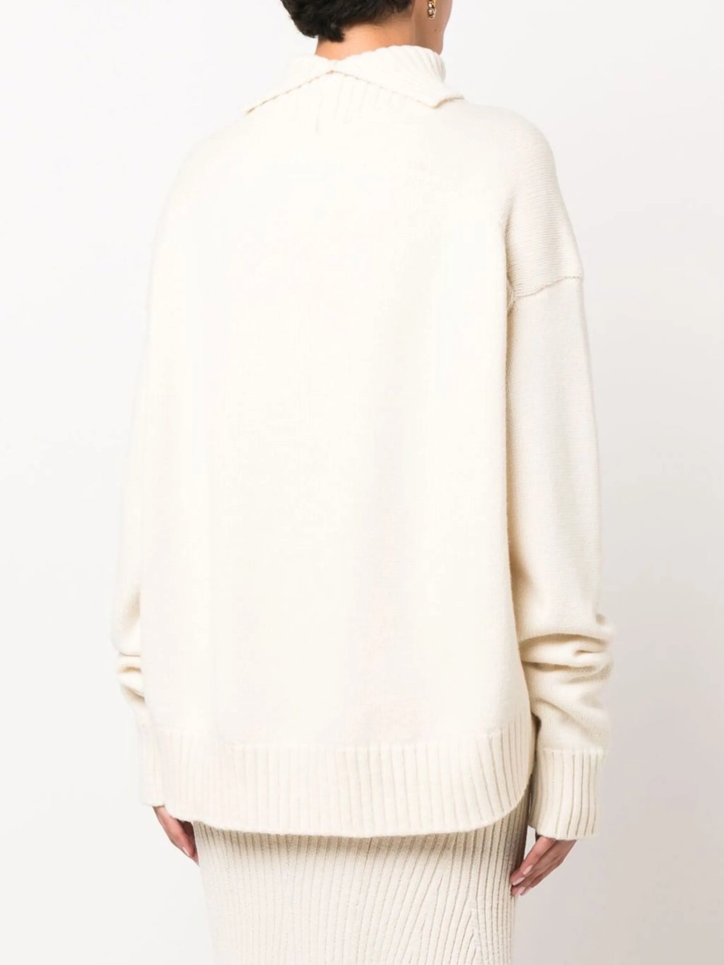 roll-neck oversized jumper