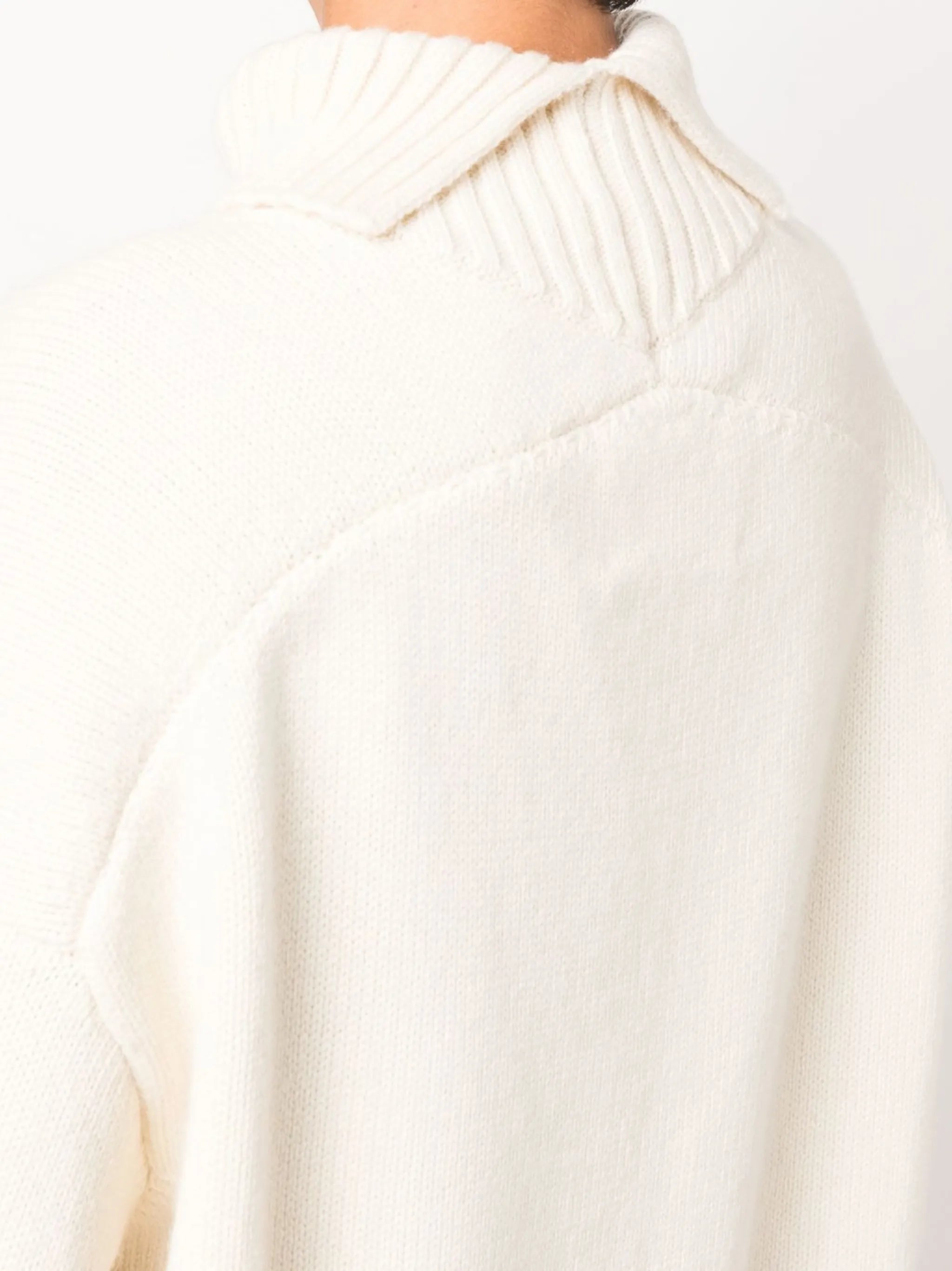 roll-neck oversized jumper