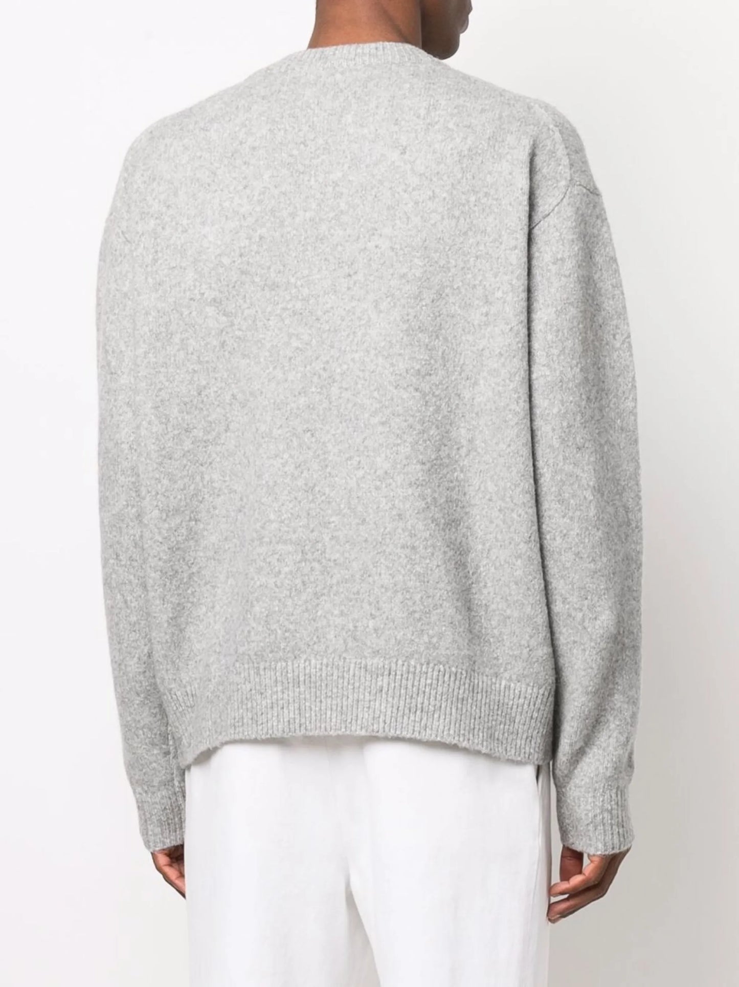 chest logo-patch sweatshirt