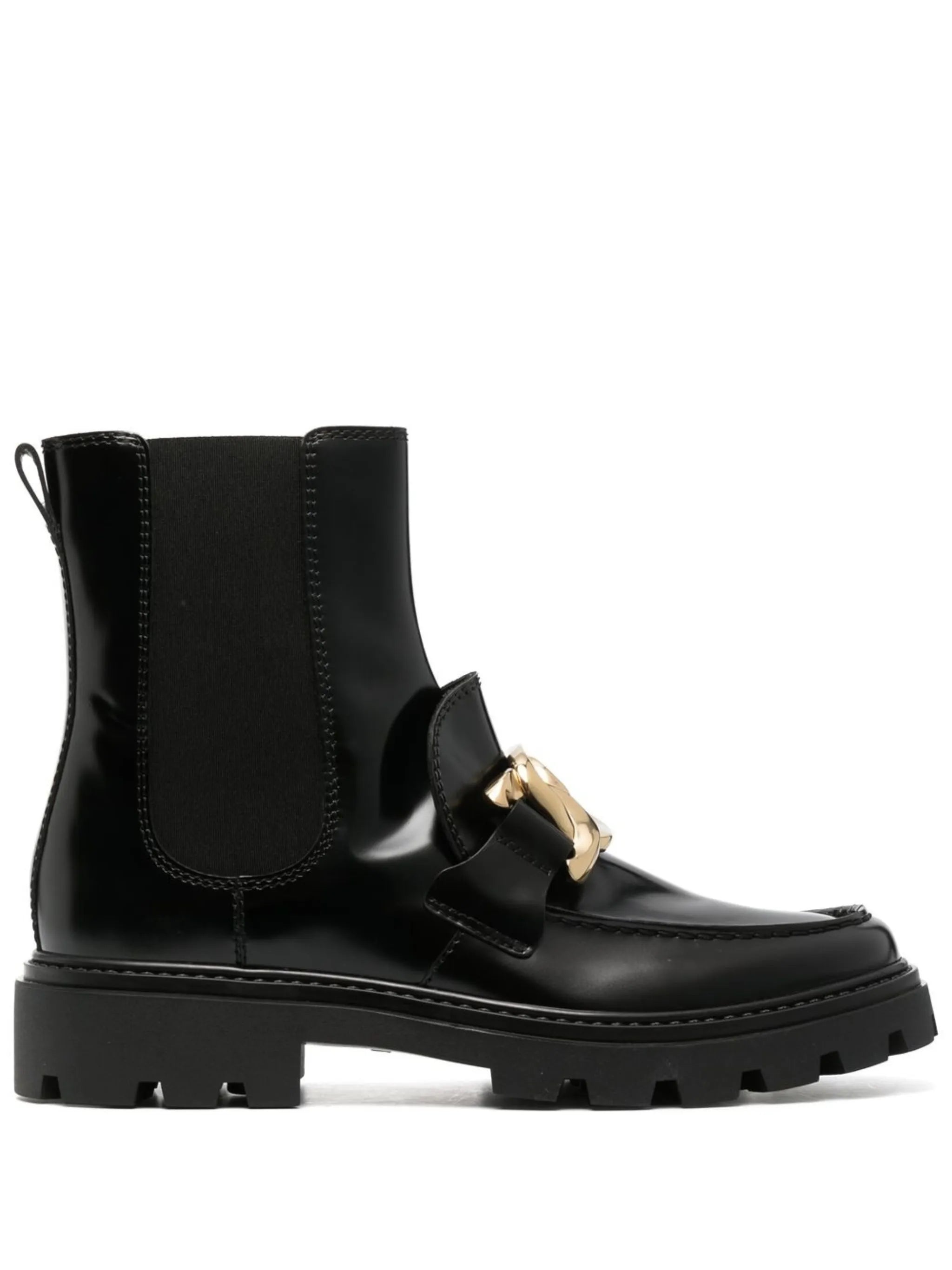 chain-link detail boots
