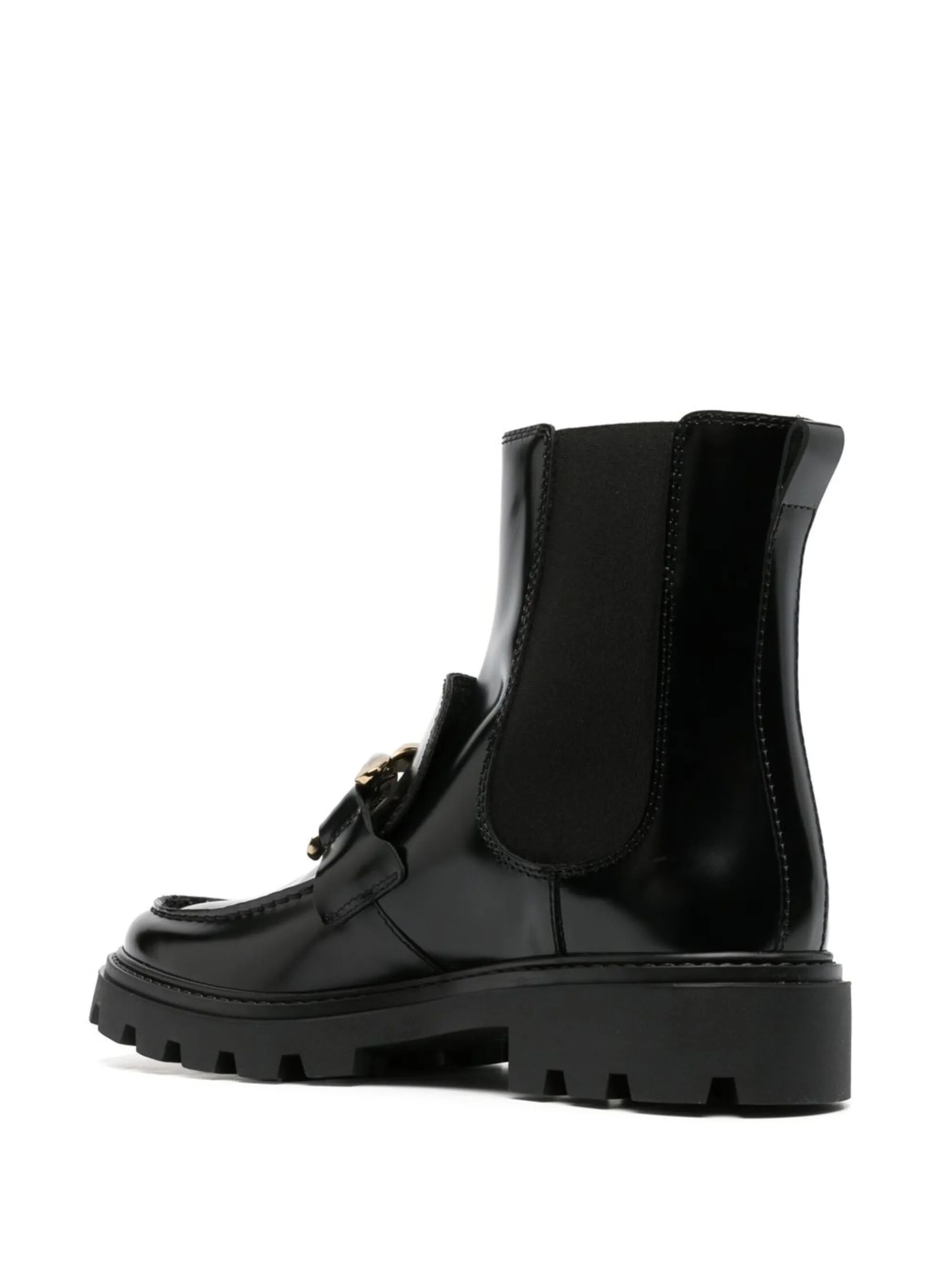 chain-link detail boots