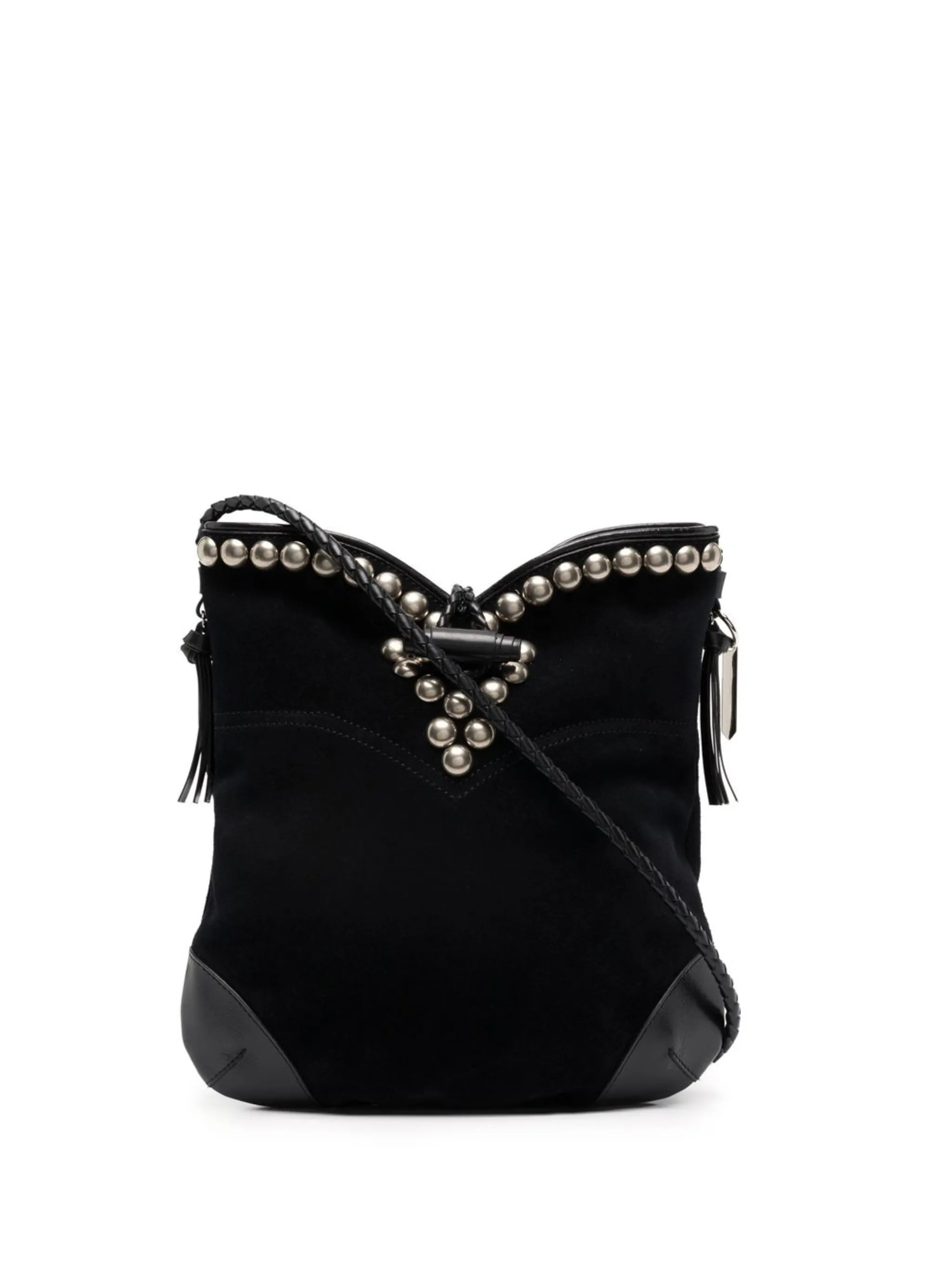 stud-detail hobo bag
