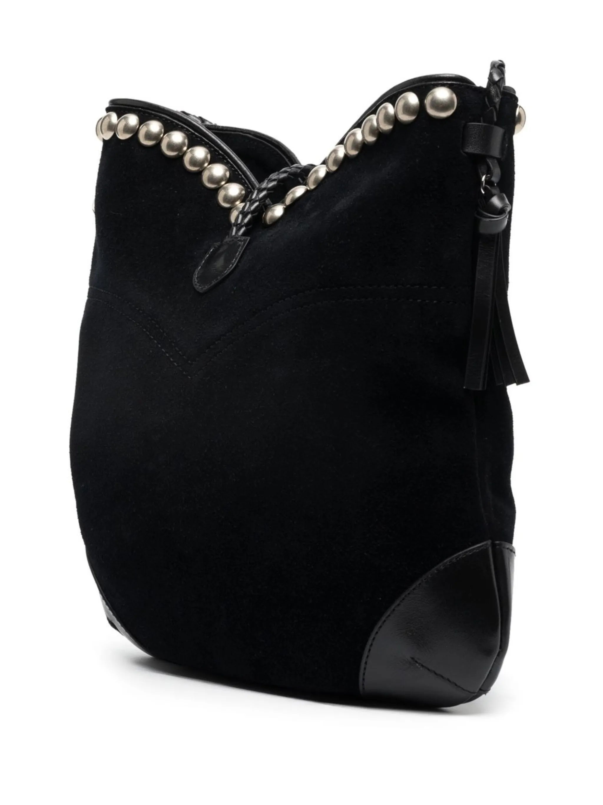 stud-detail hobo bag