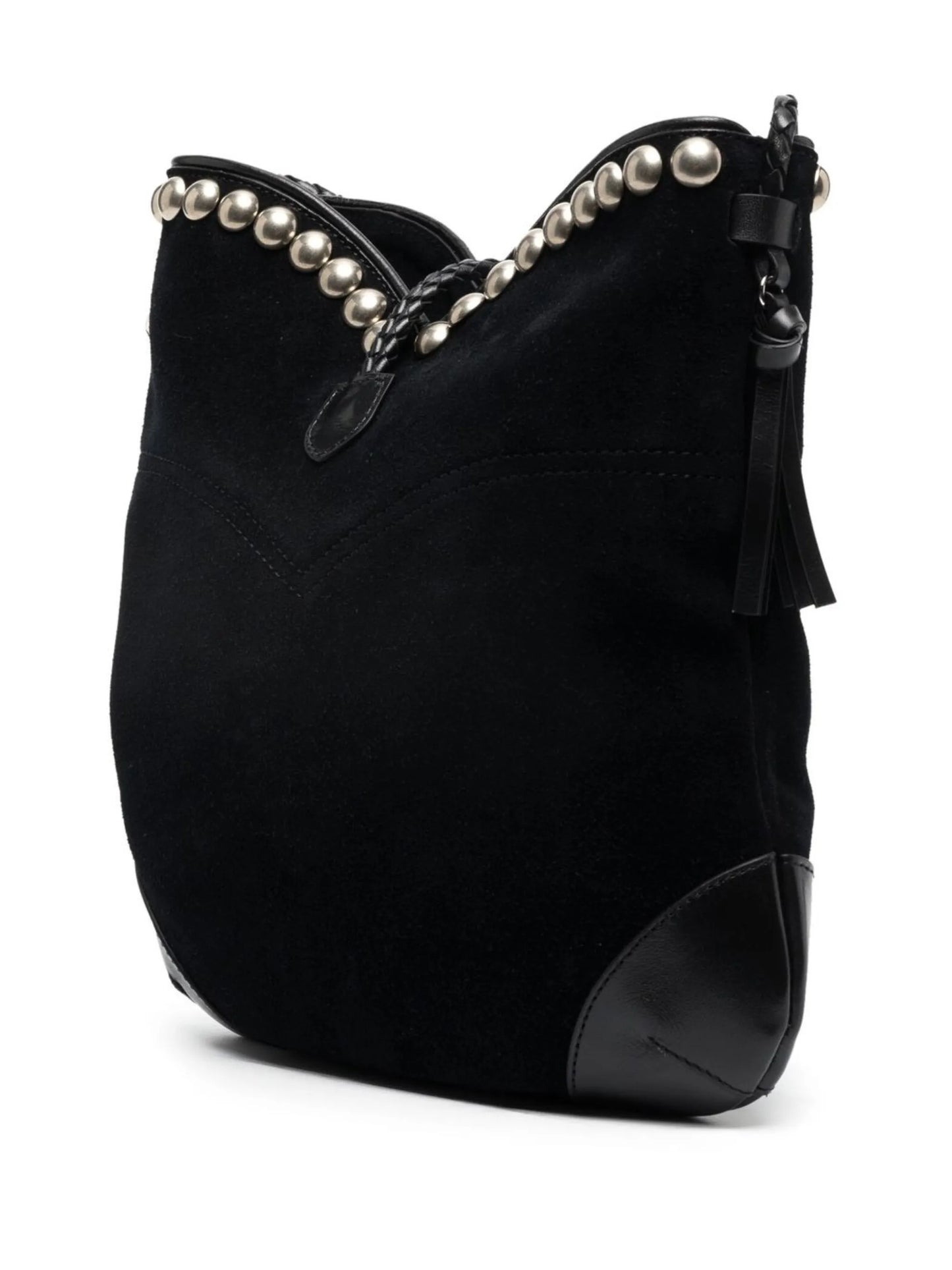 stud-detail hobo bag