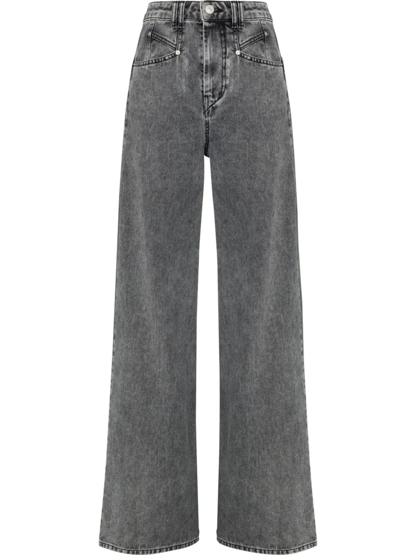 Lemony wide-leg jeans