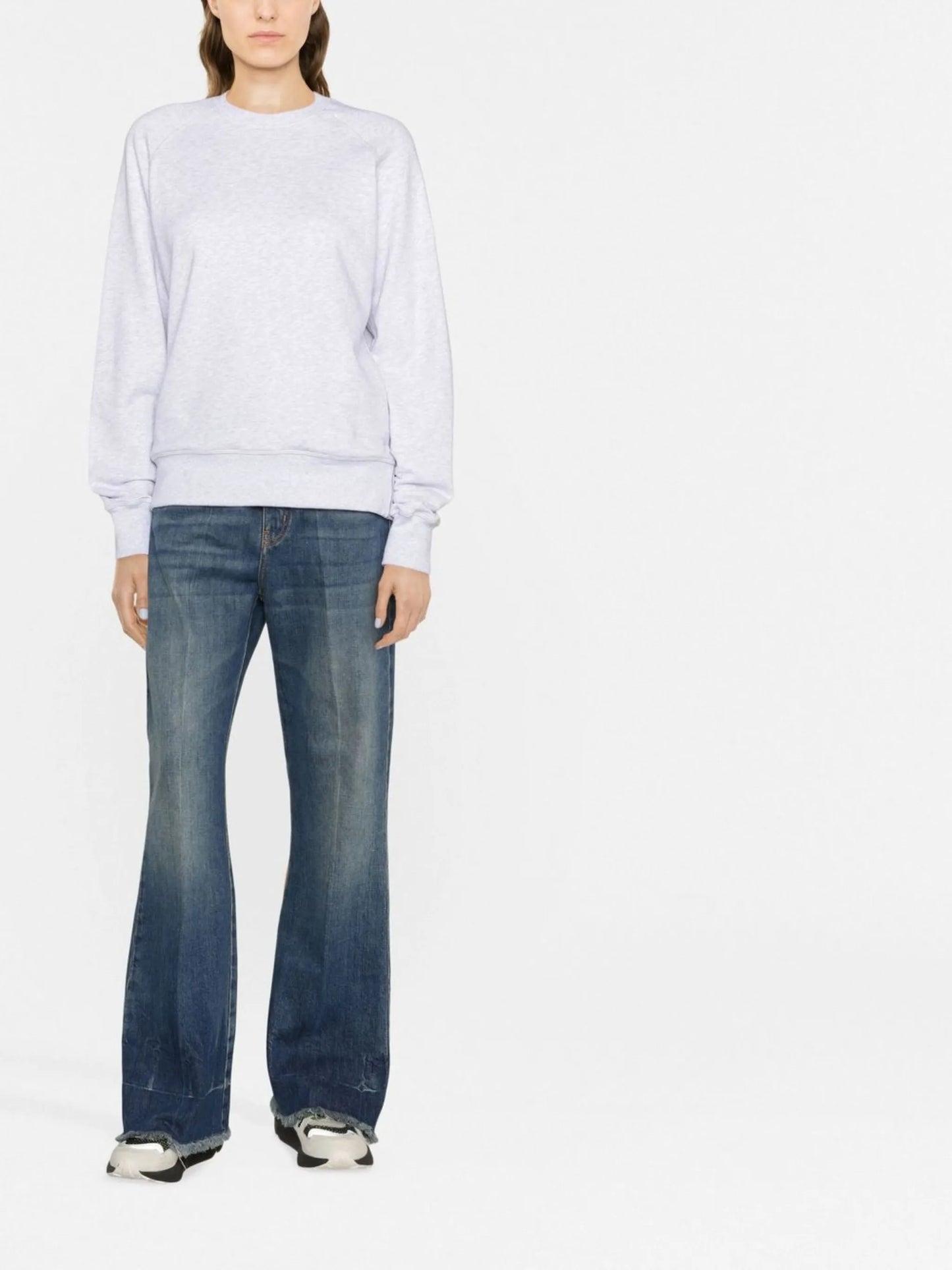 logo-patch long-sleeve sweatshirt