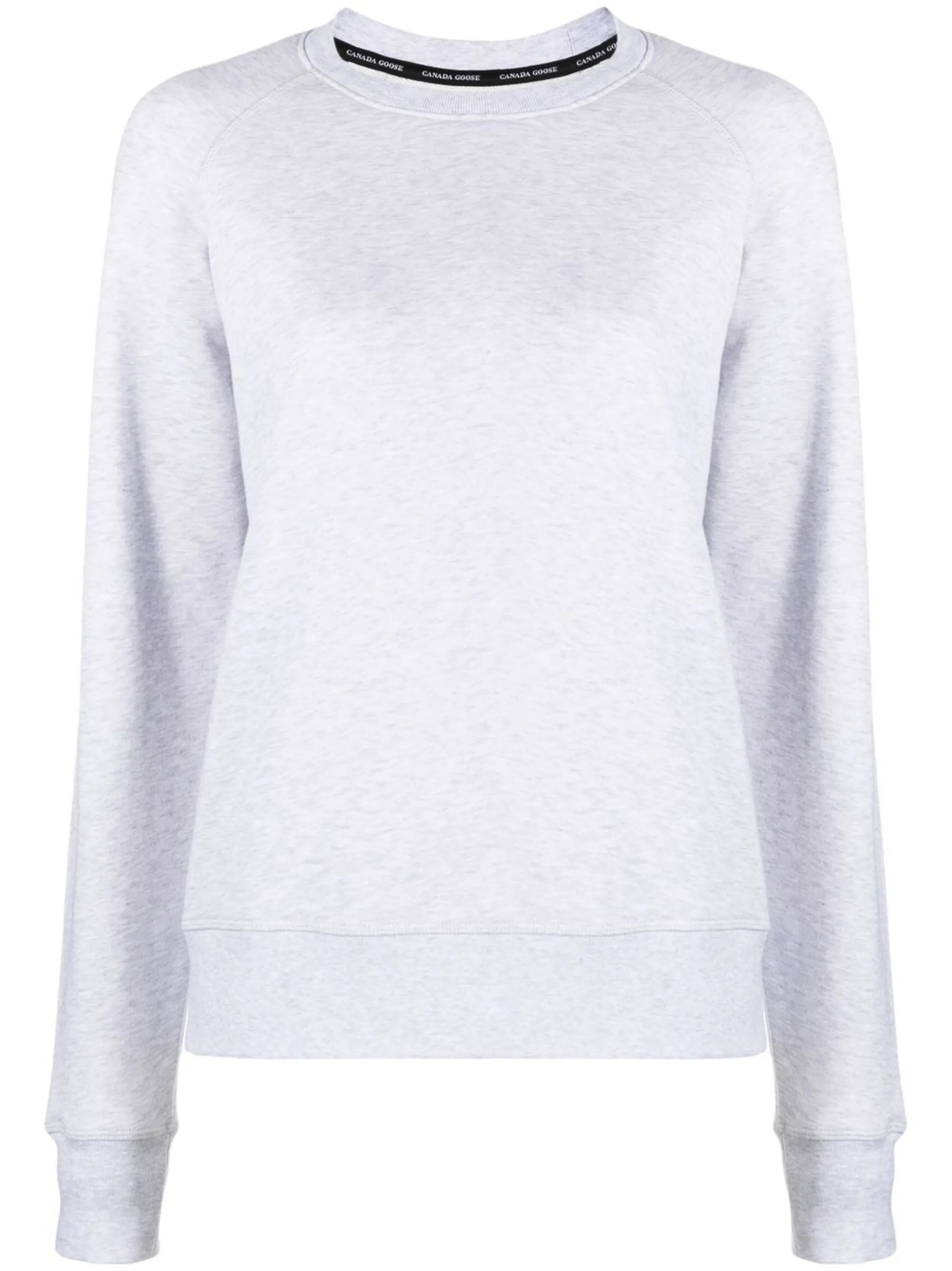 logo-patch long-sleeve sweatshirt