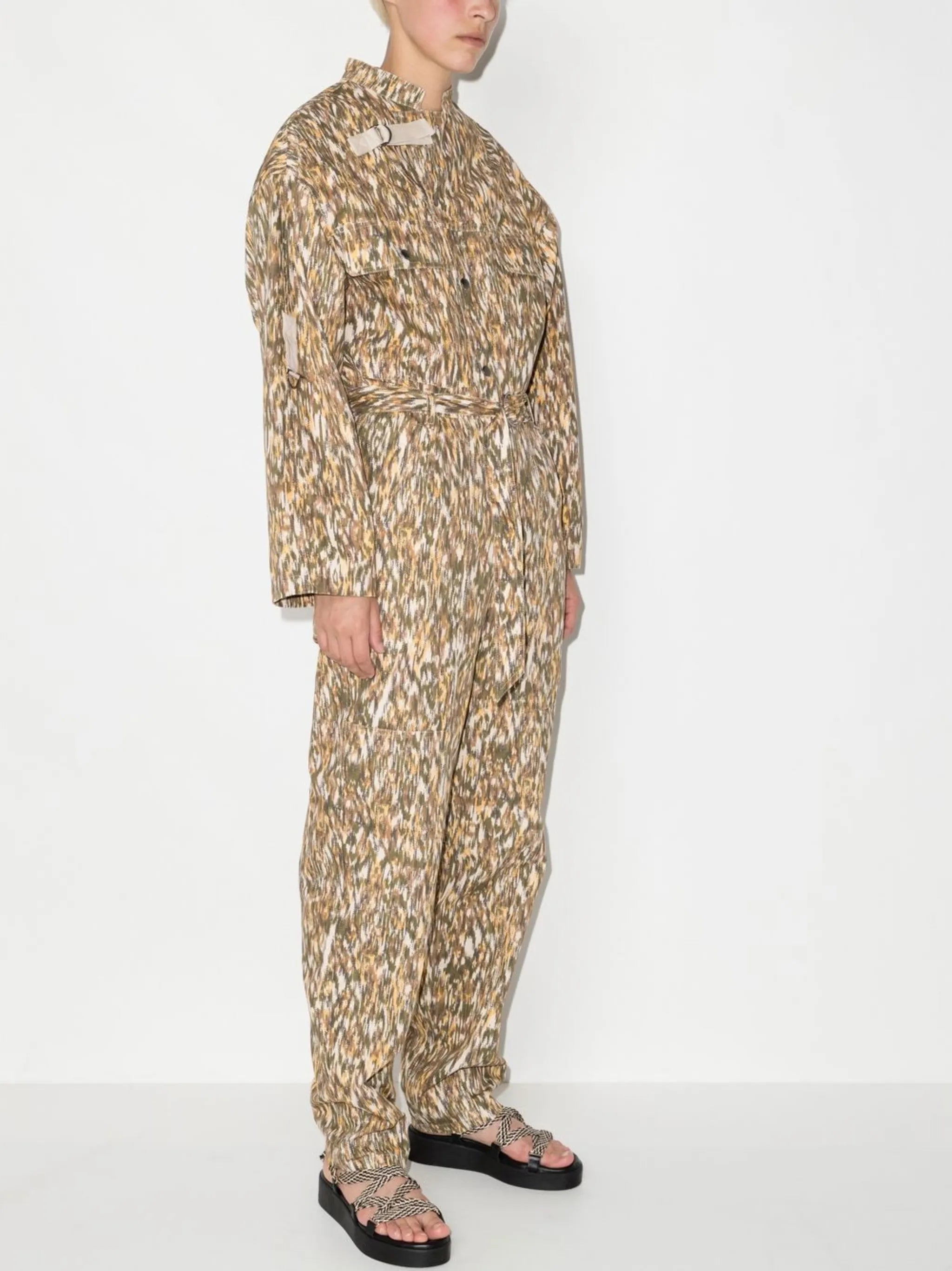 Kendra abstract-print jumpsuit