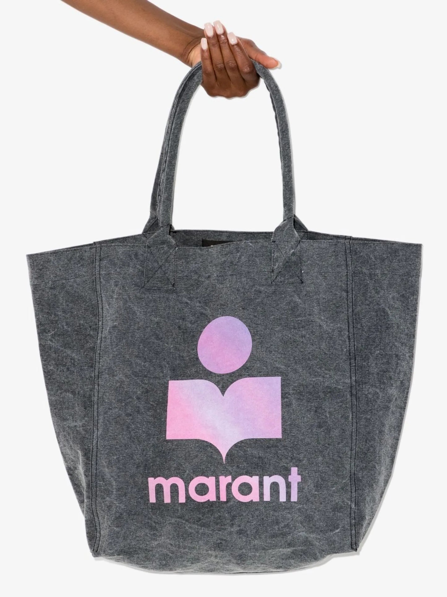 Yenky logo-print cotton tote bag