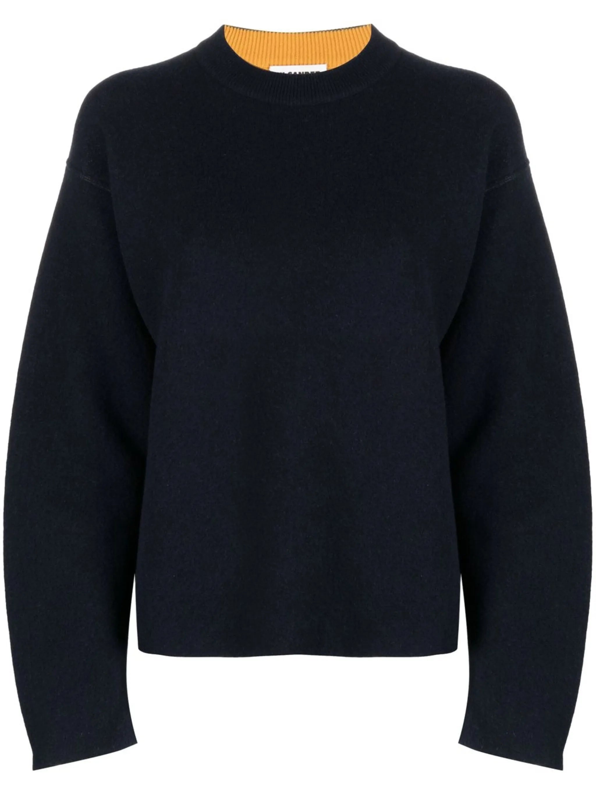 reversible cashmere-wool blend jumper