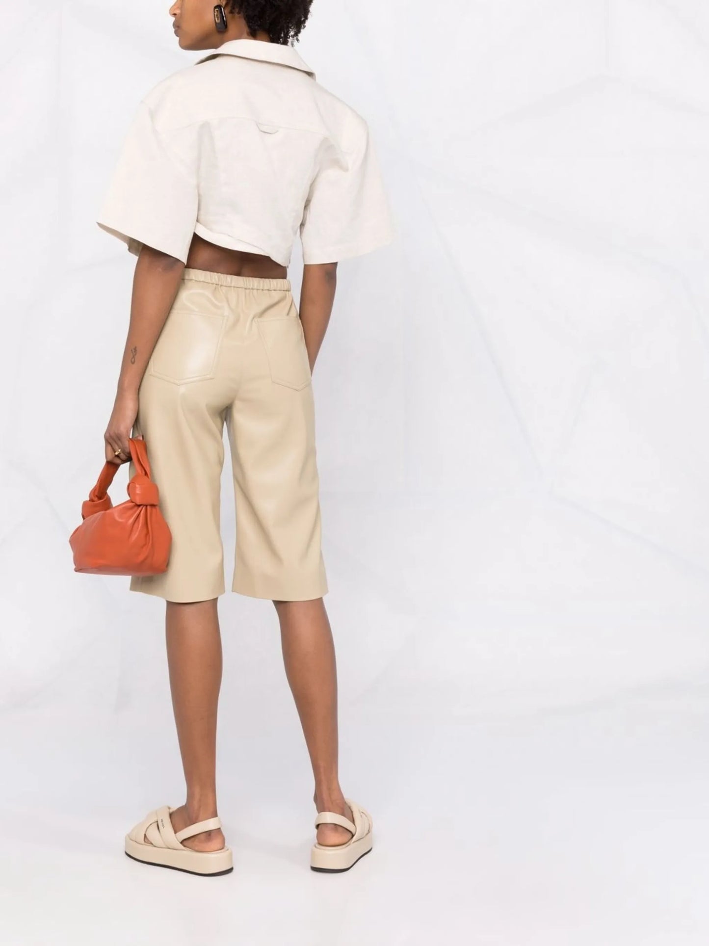 La Chemise Capri cropped shirt
