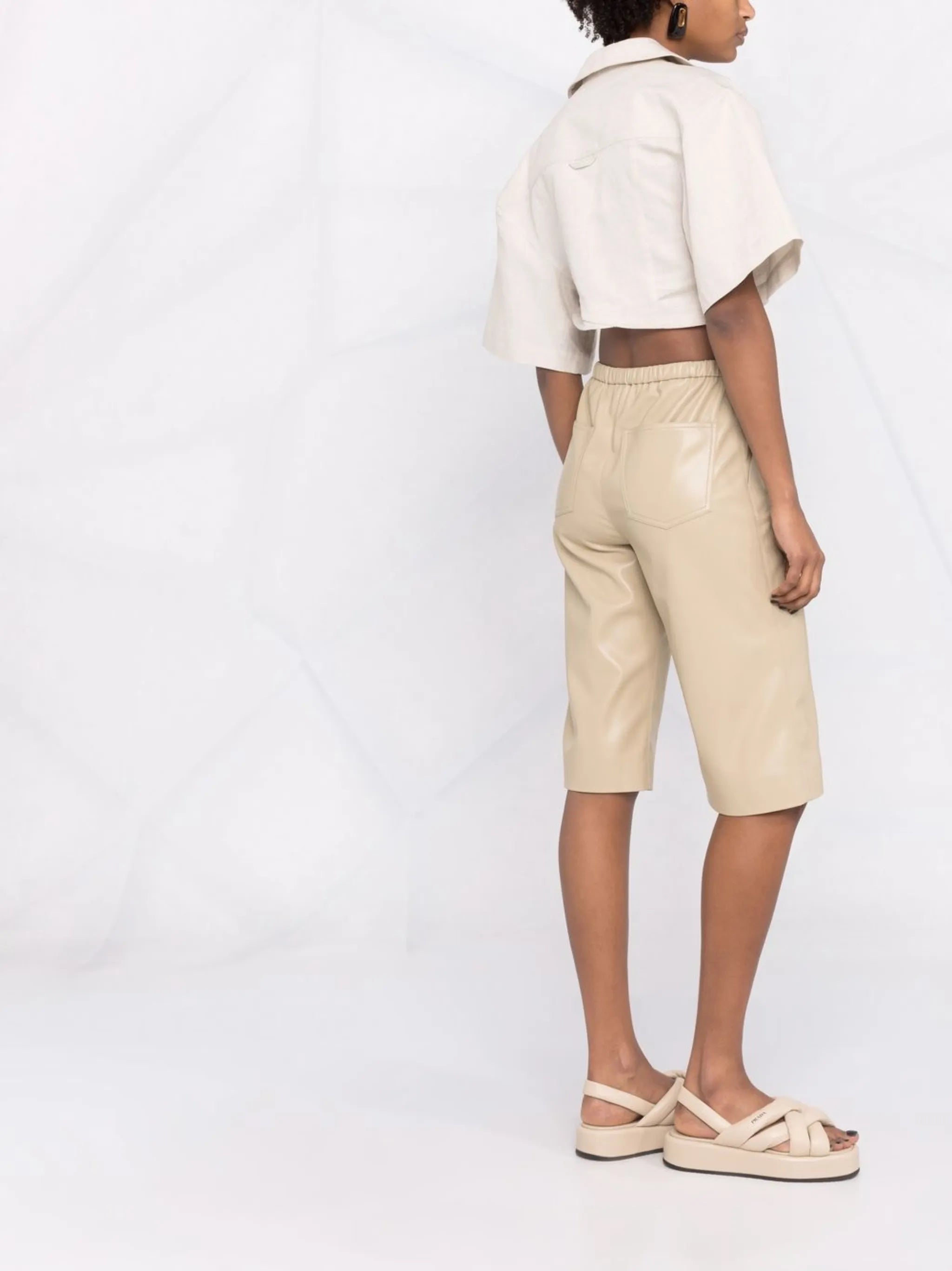 La Chemise Capri cropped shirt