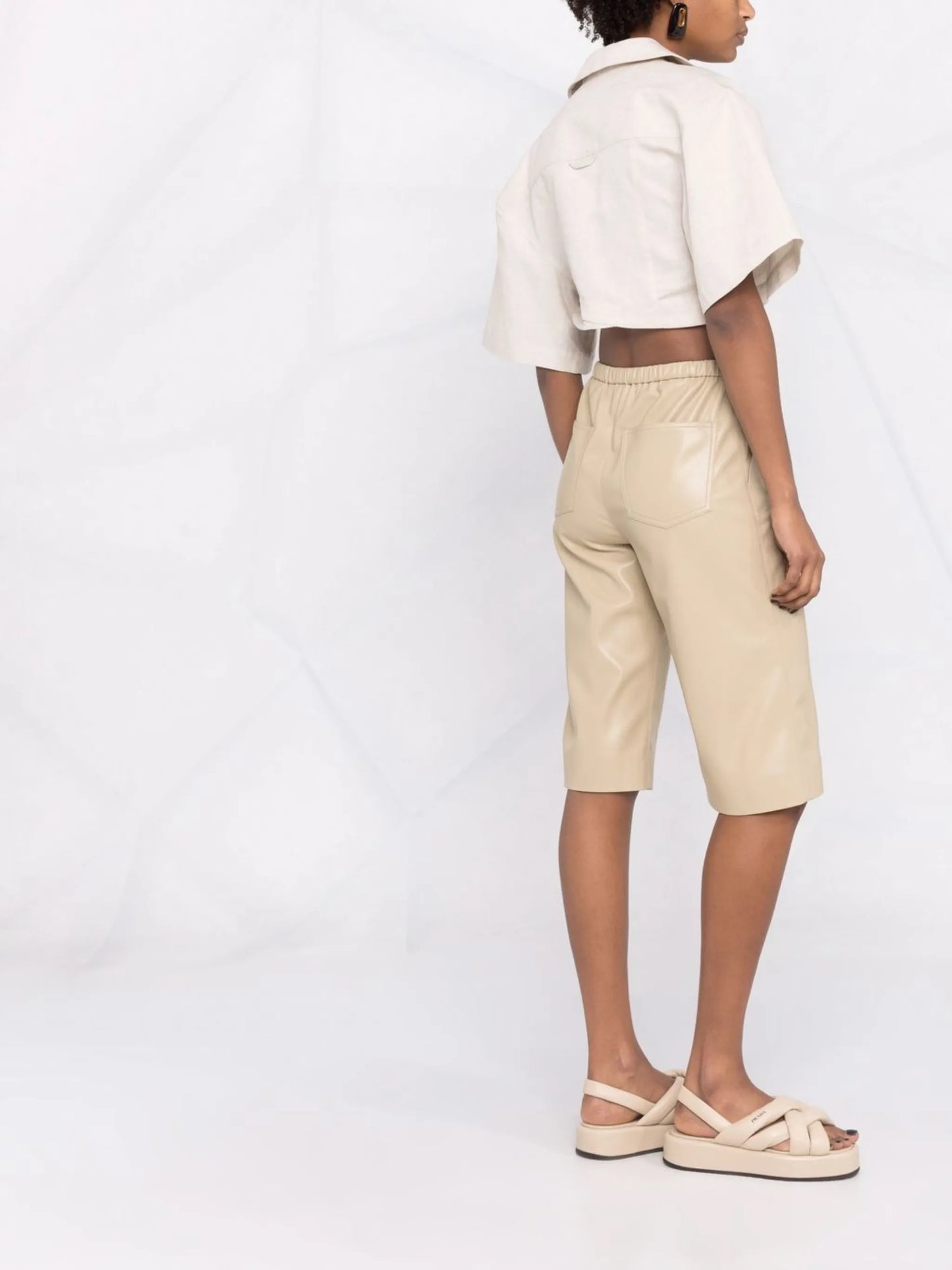La Chemise Capri cropped shirt