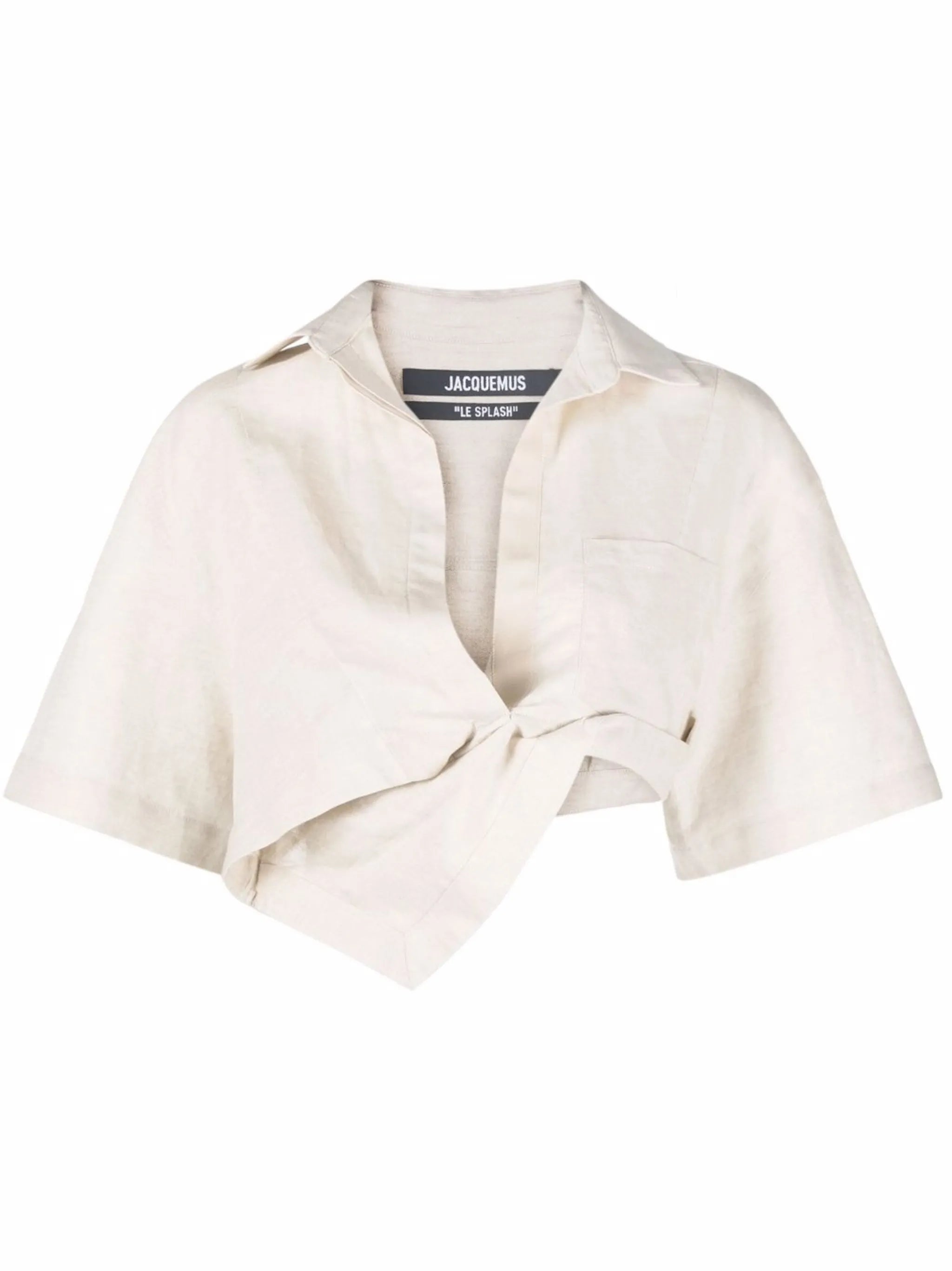 La Chemise Capri cropped shirt