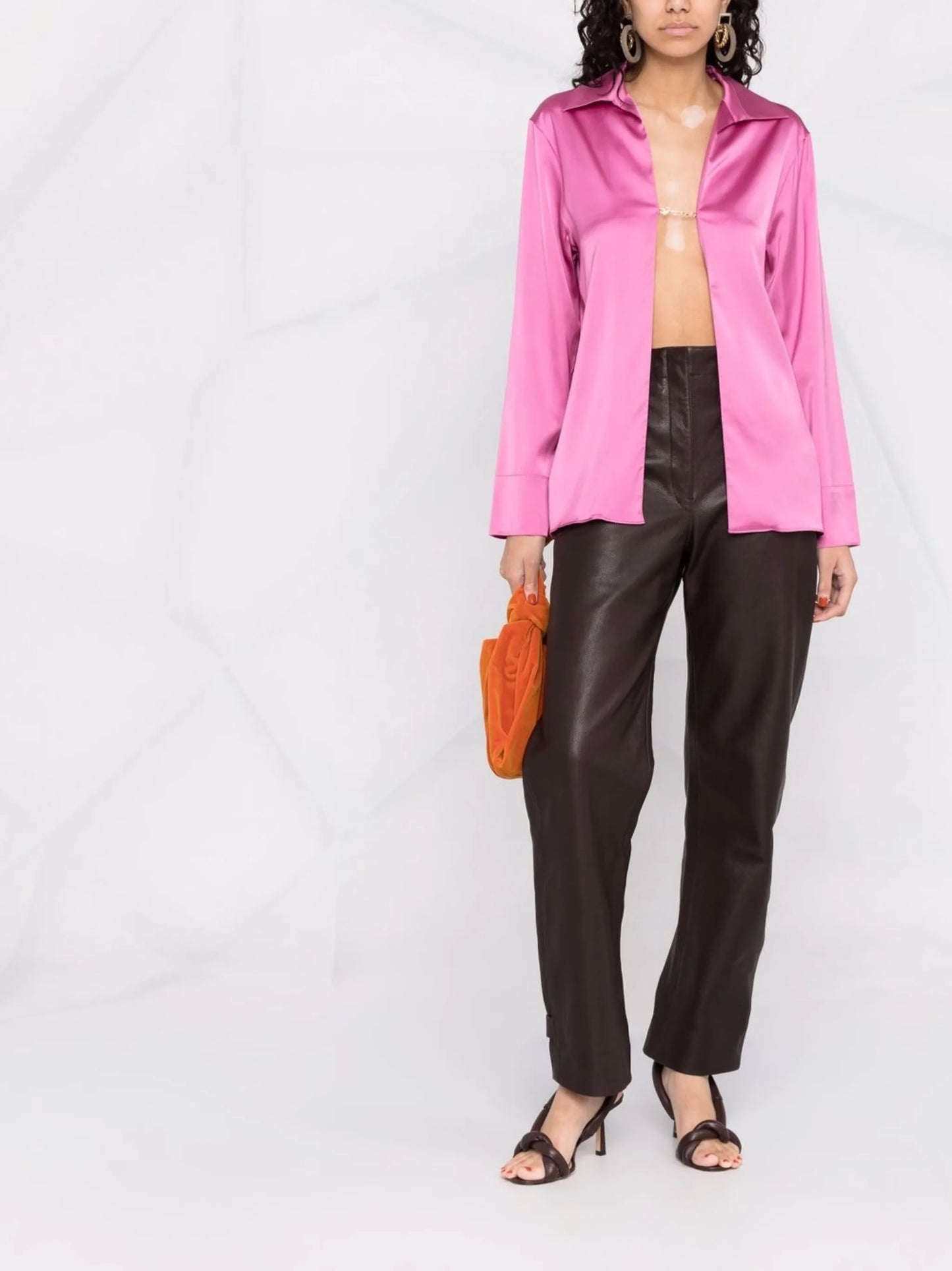 La Chemise Notte satin shirt