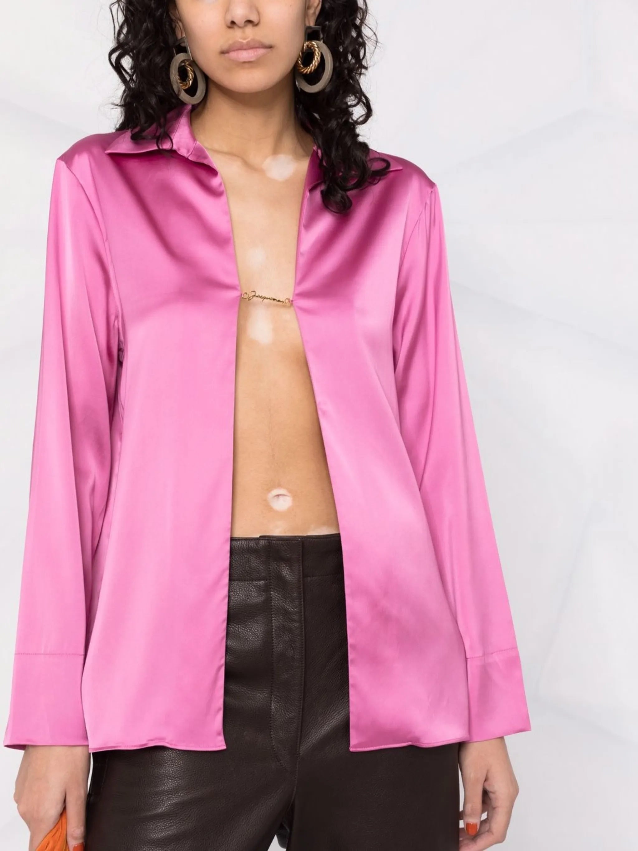La Chemise Notte satin shirt