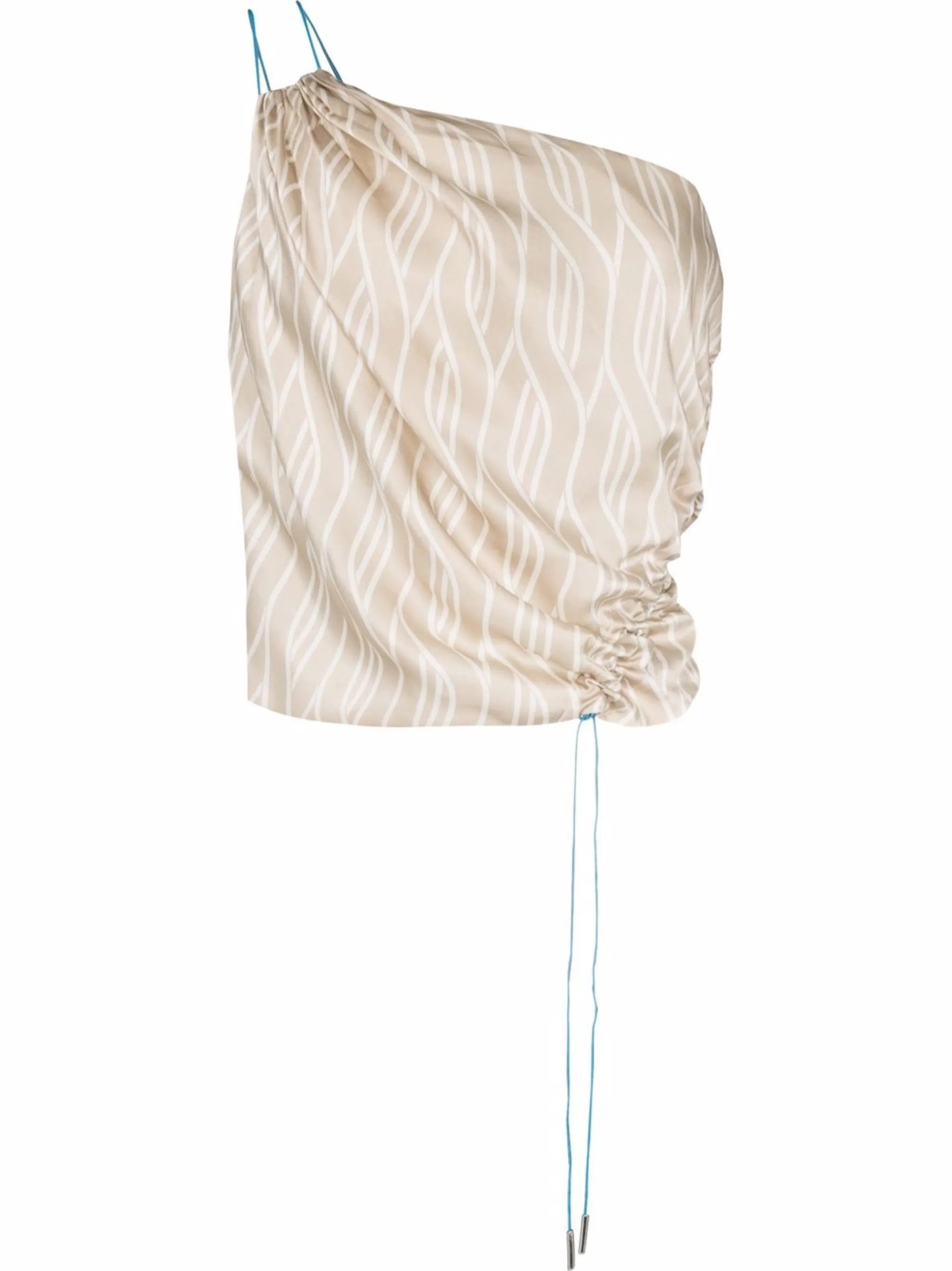 x Browns Deva draped crop top