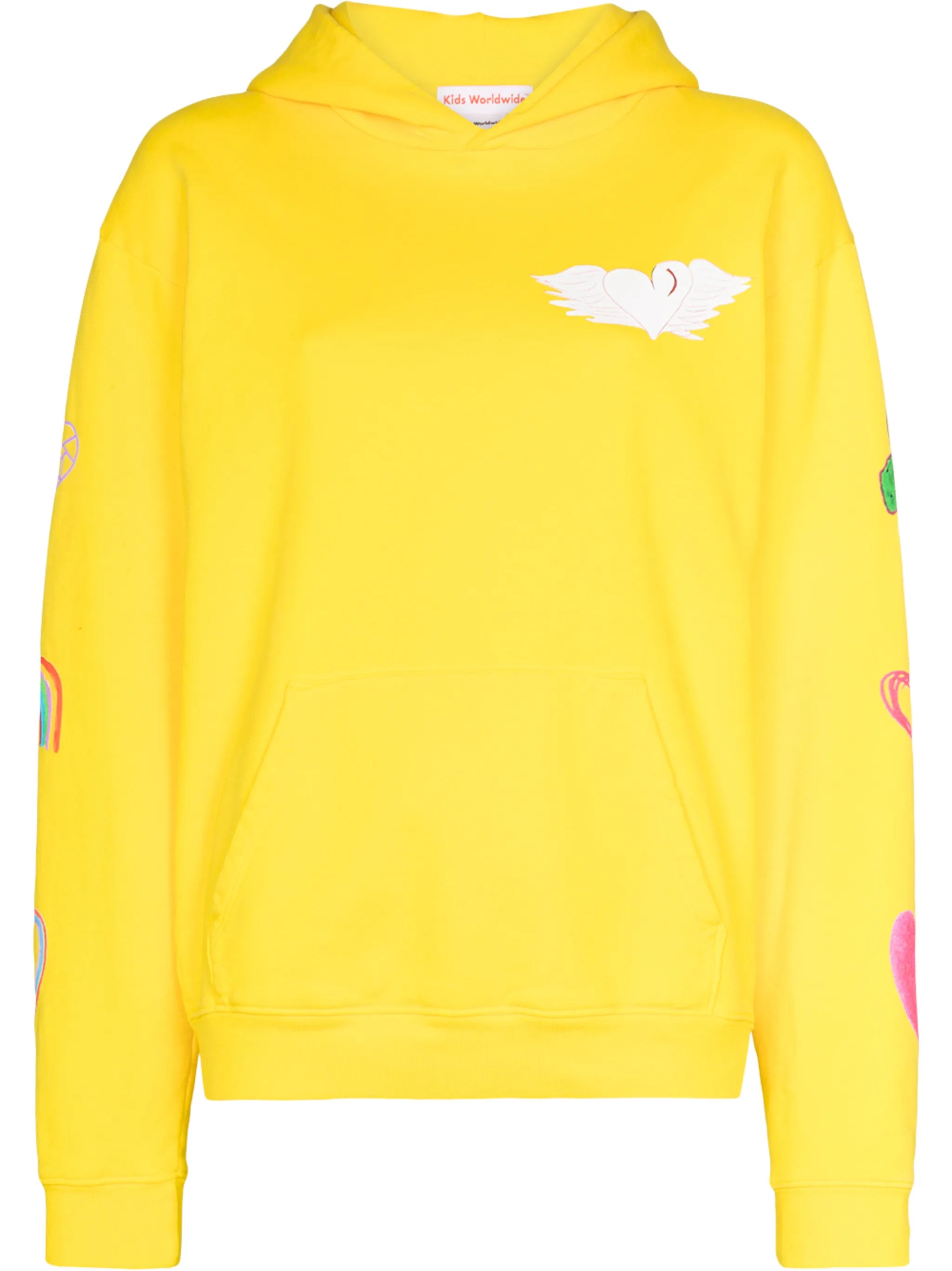 Love You-print hoodie