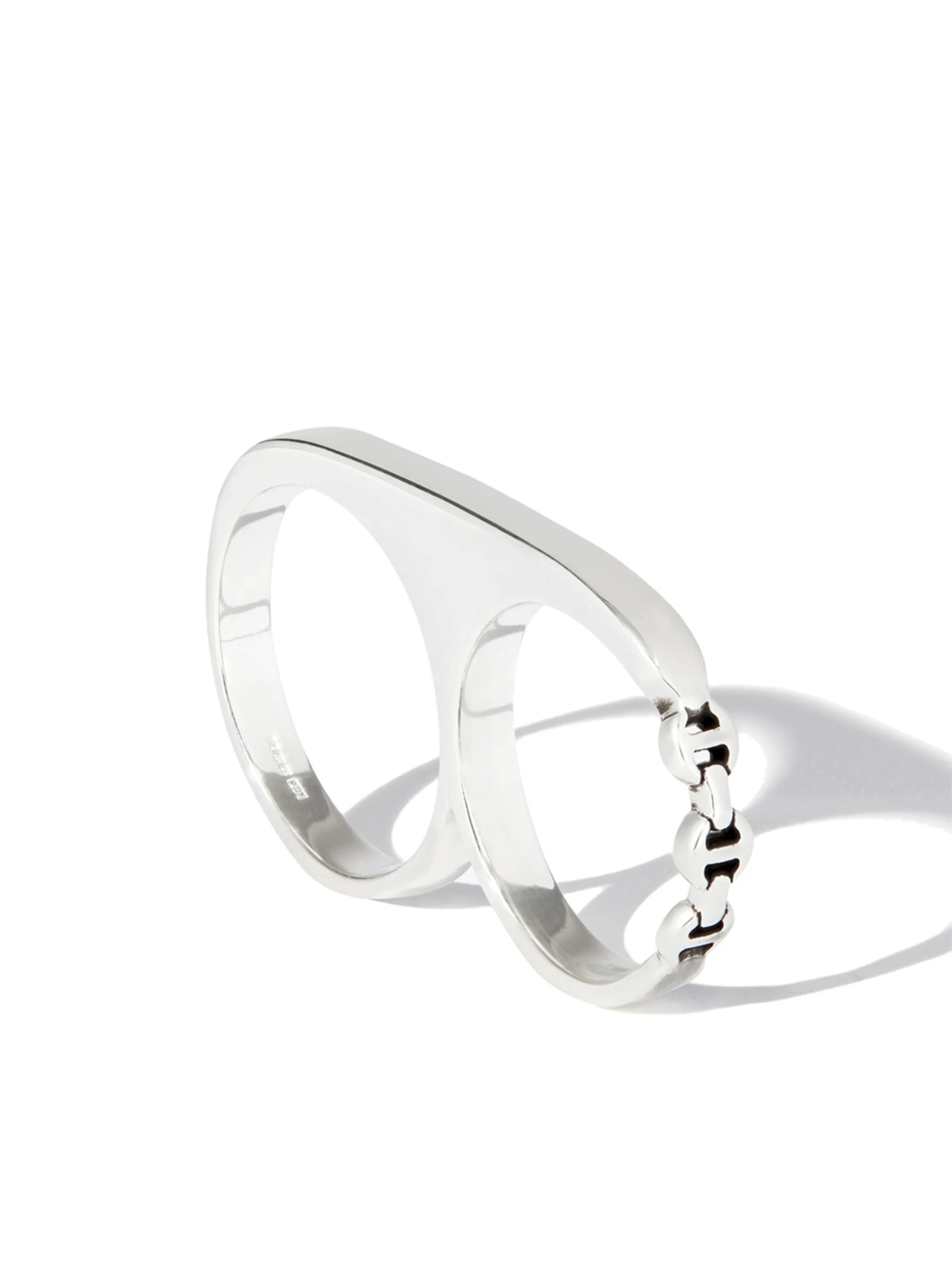 silver knuckle ring