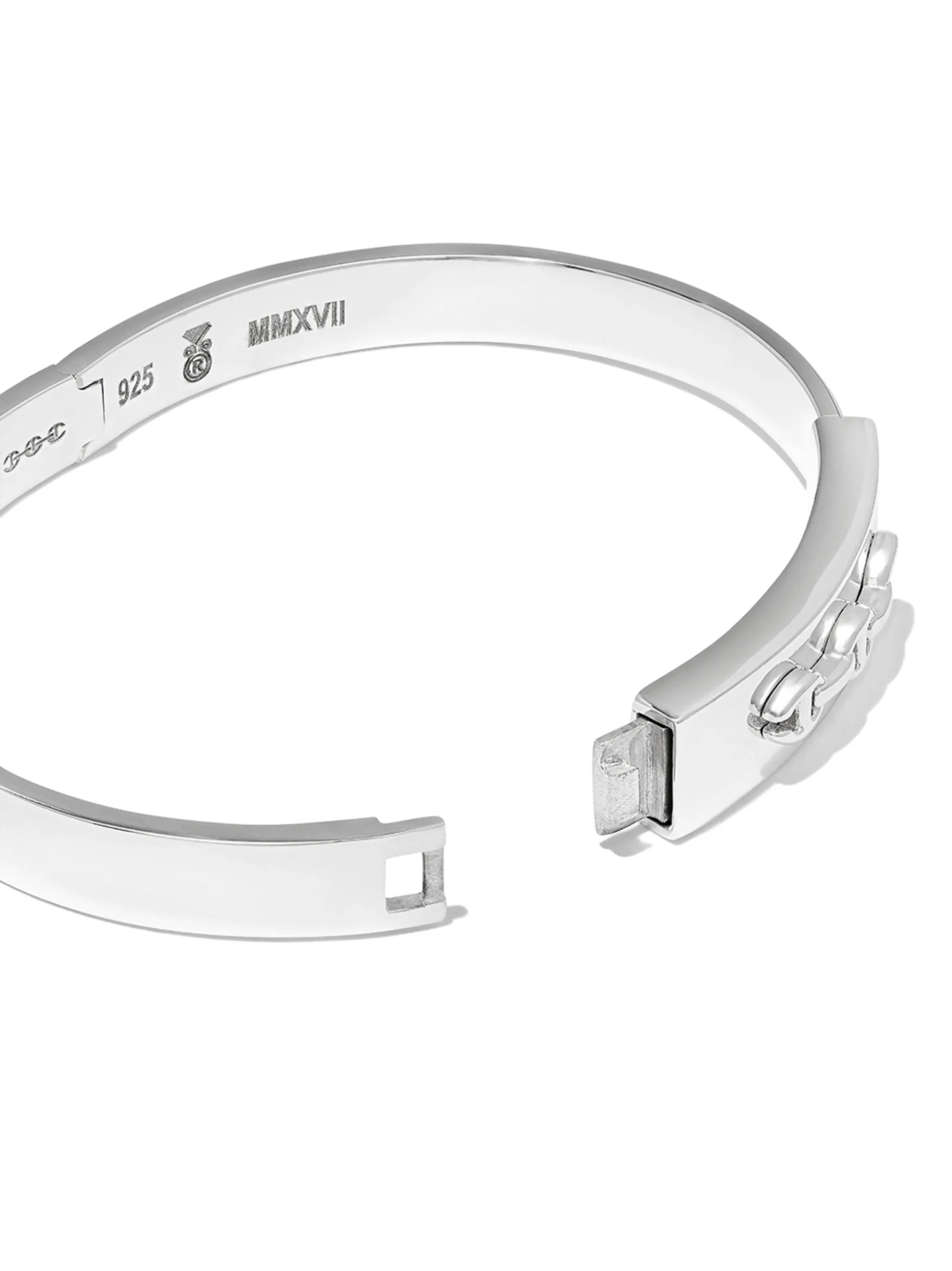 sterling silver Slot cuff bracelet