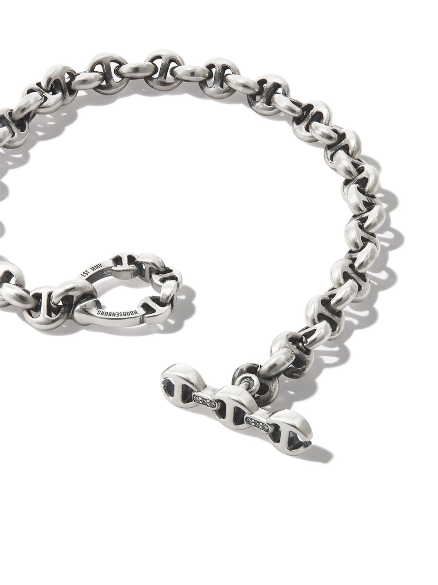 diamond chain-link bracelet