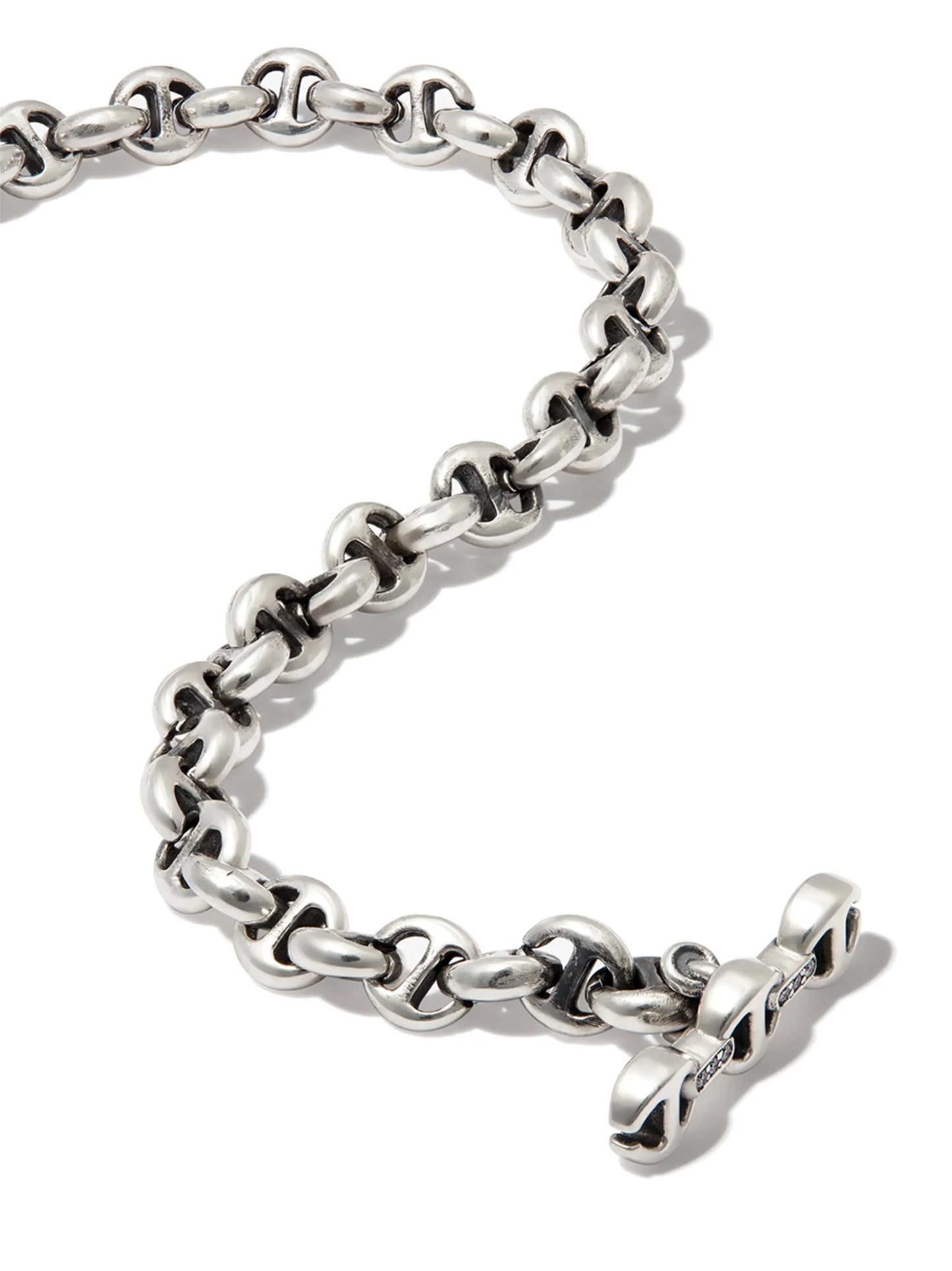 diamond chain-link bracelet