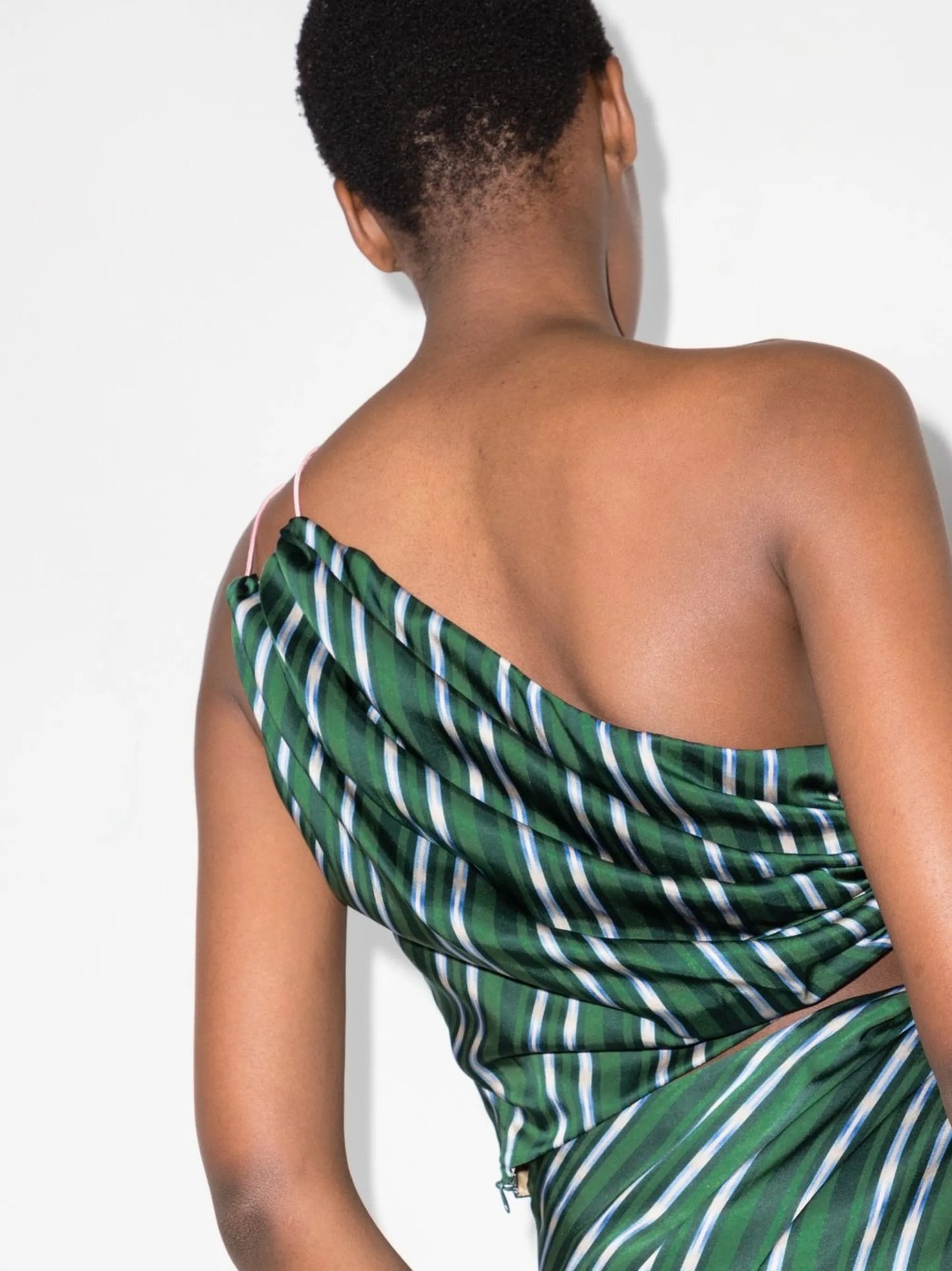 x Browns Deva draped crop top