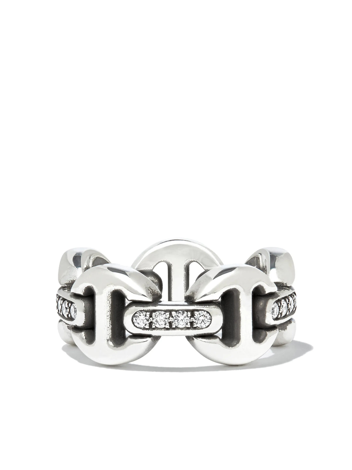 sterling silver Dame diamond ring