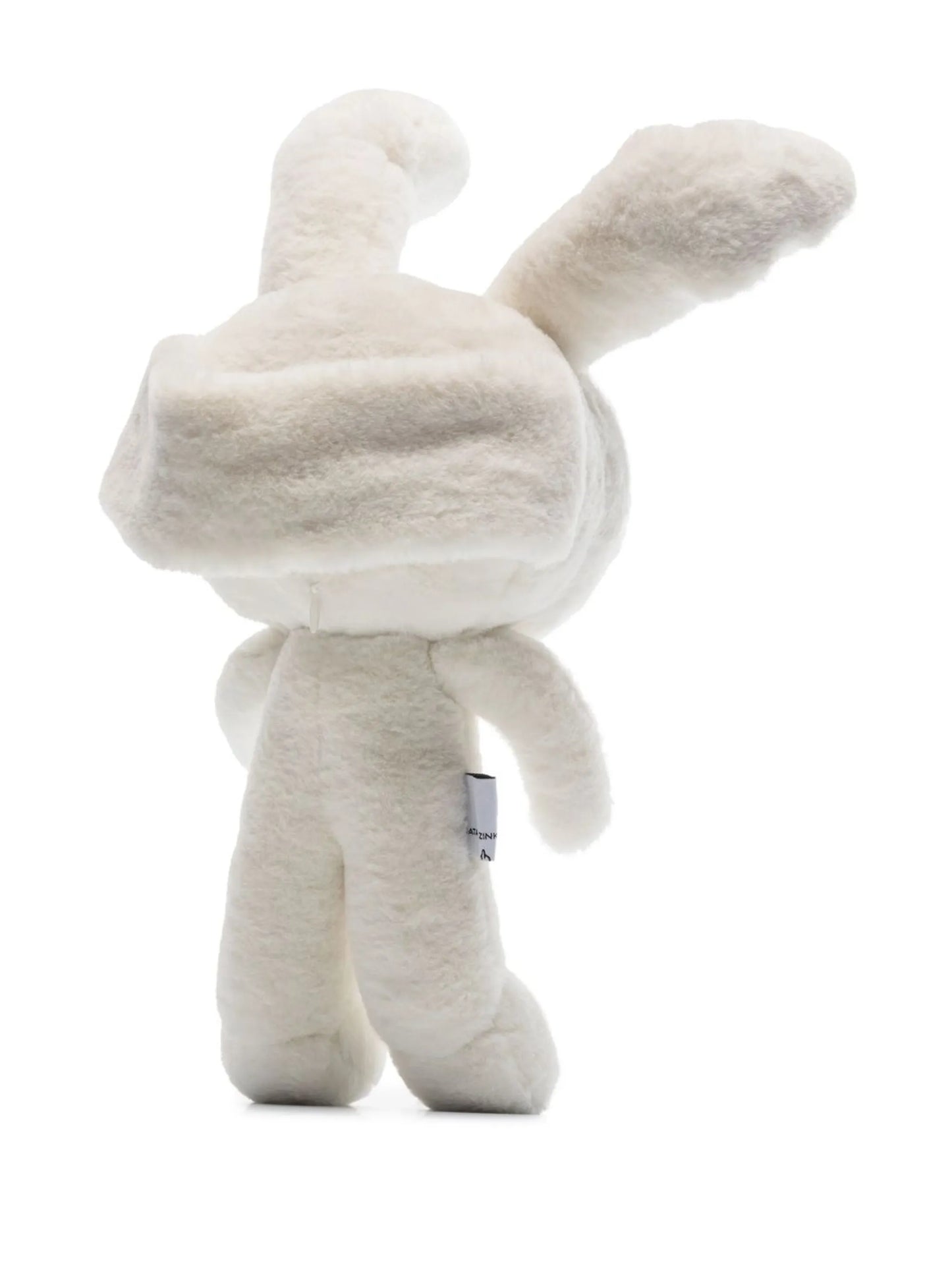 Rabbit faux-fur handbag
