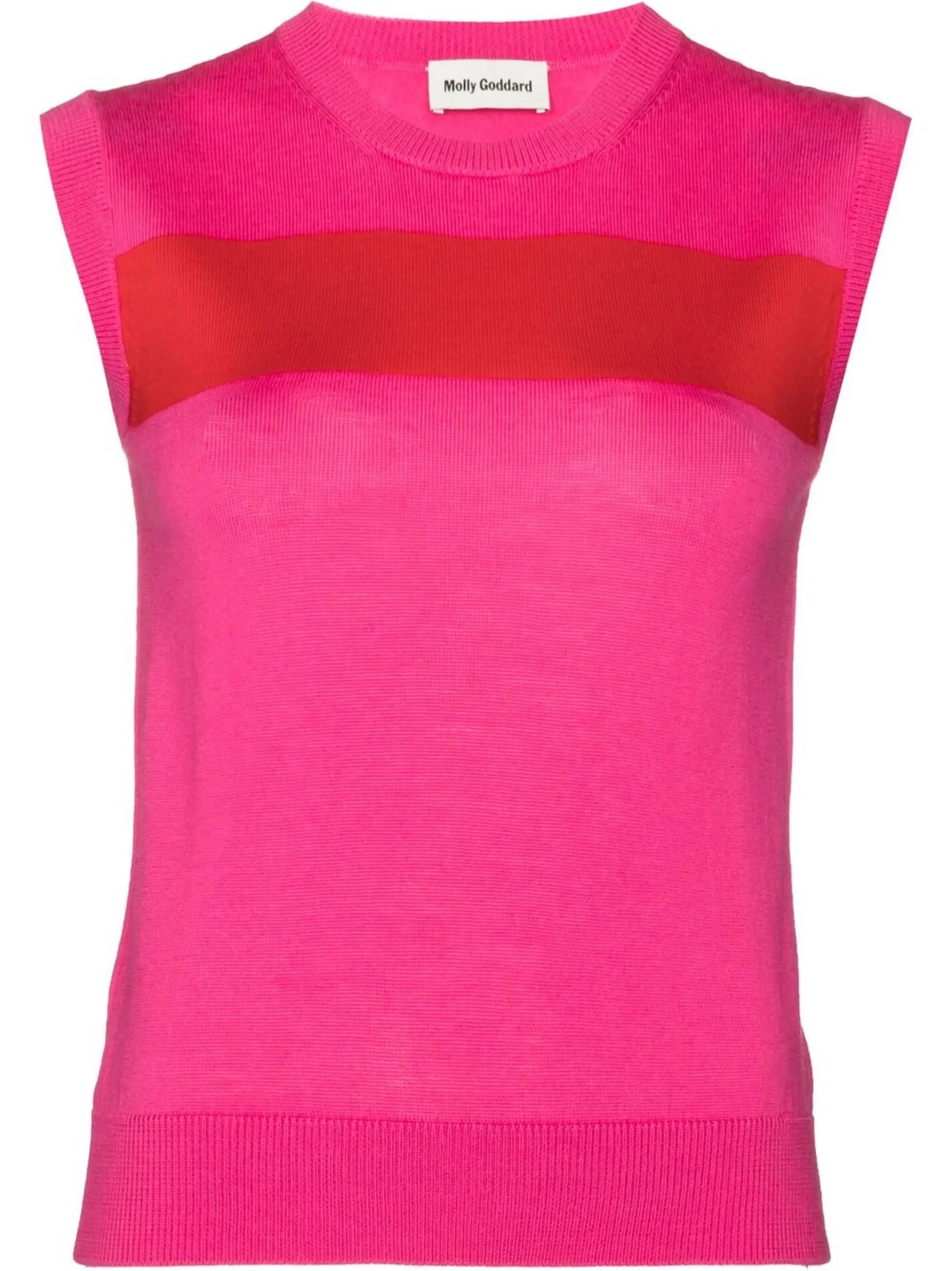 Heidi two-tone vest