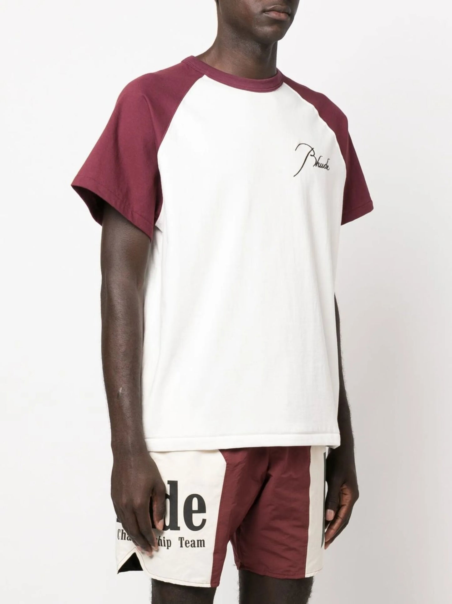 logo-embroidered cotton T-shirt