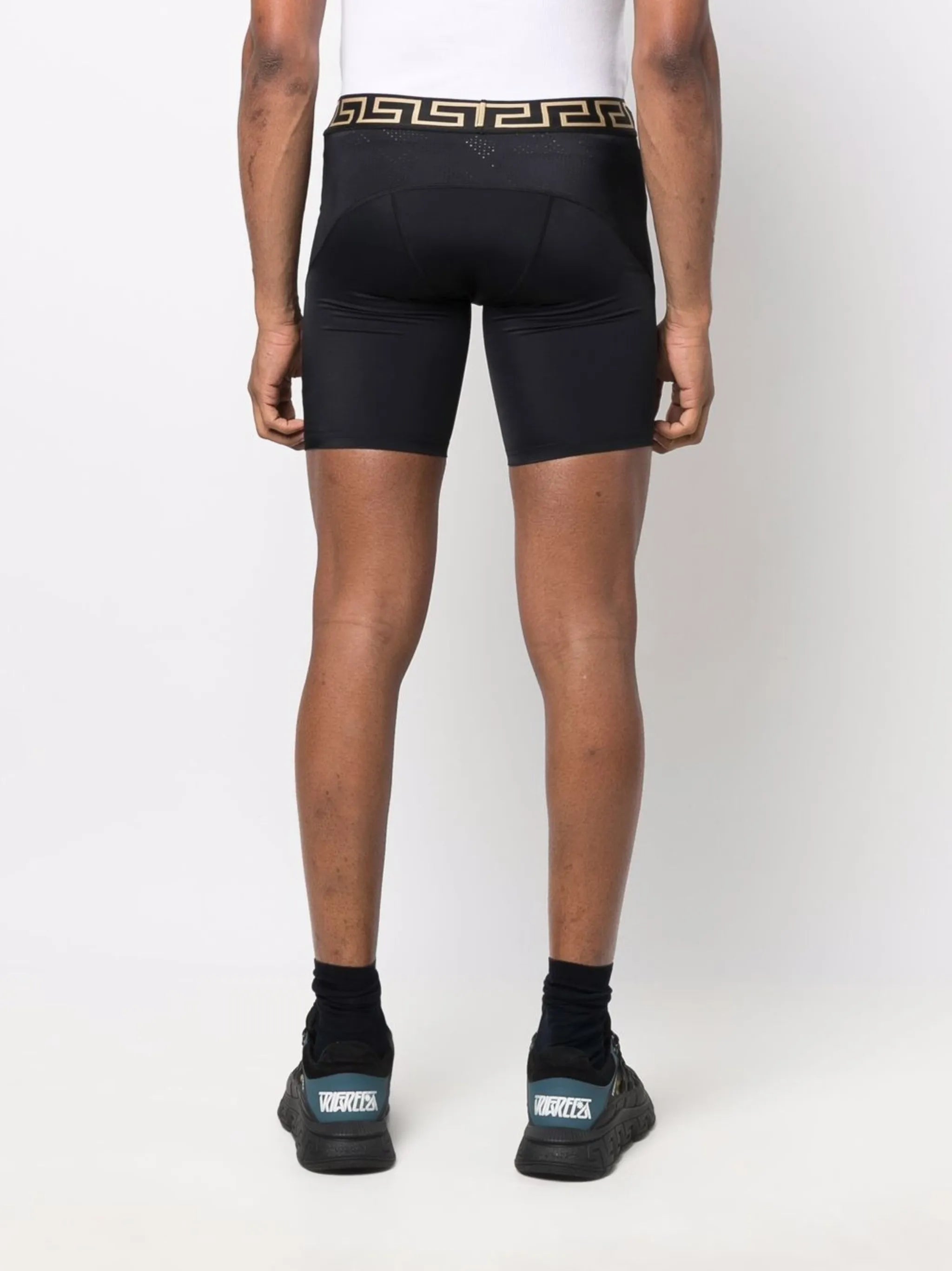 Greca border cycling shorts