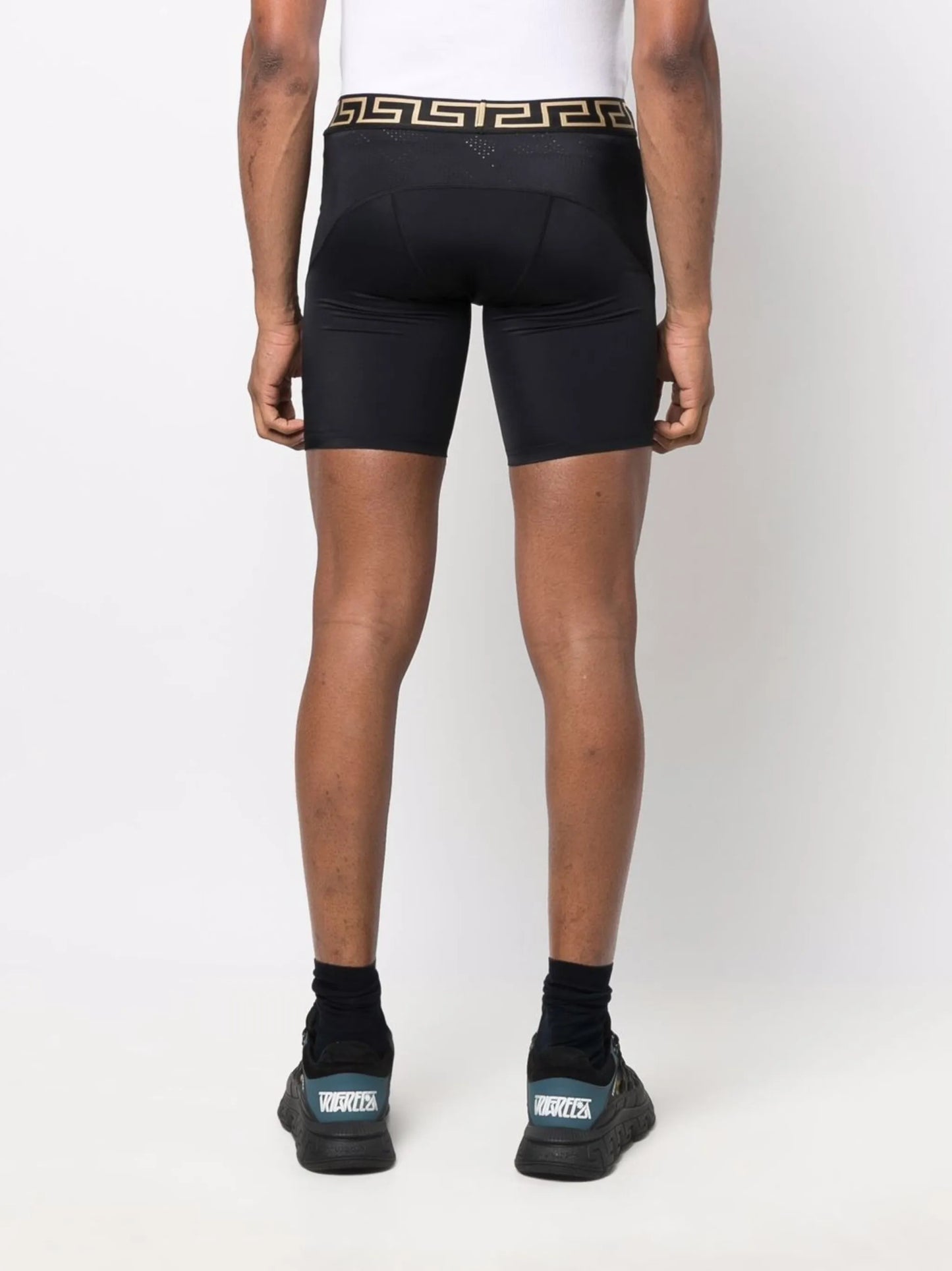 Greca border cycling shorts