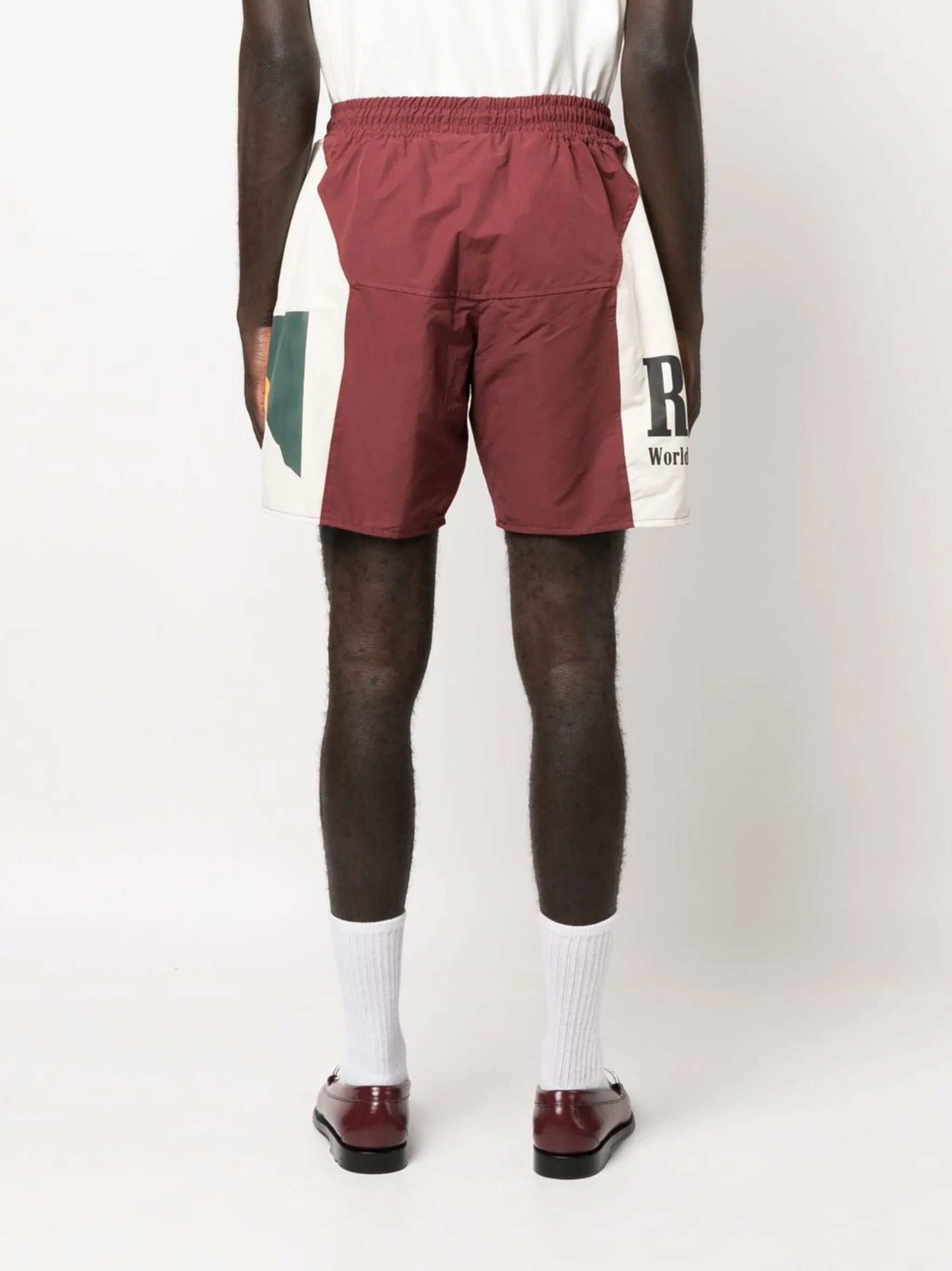 logo-print drawstring shorts