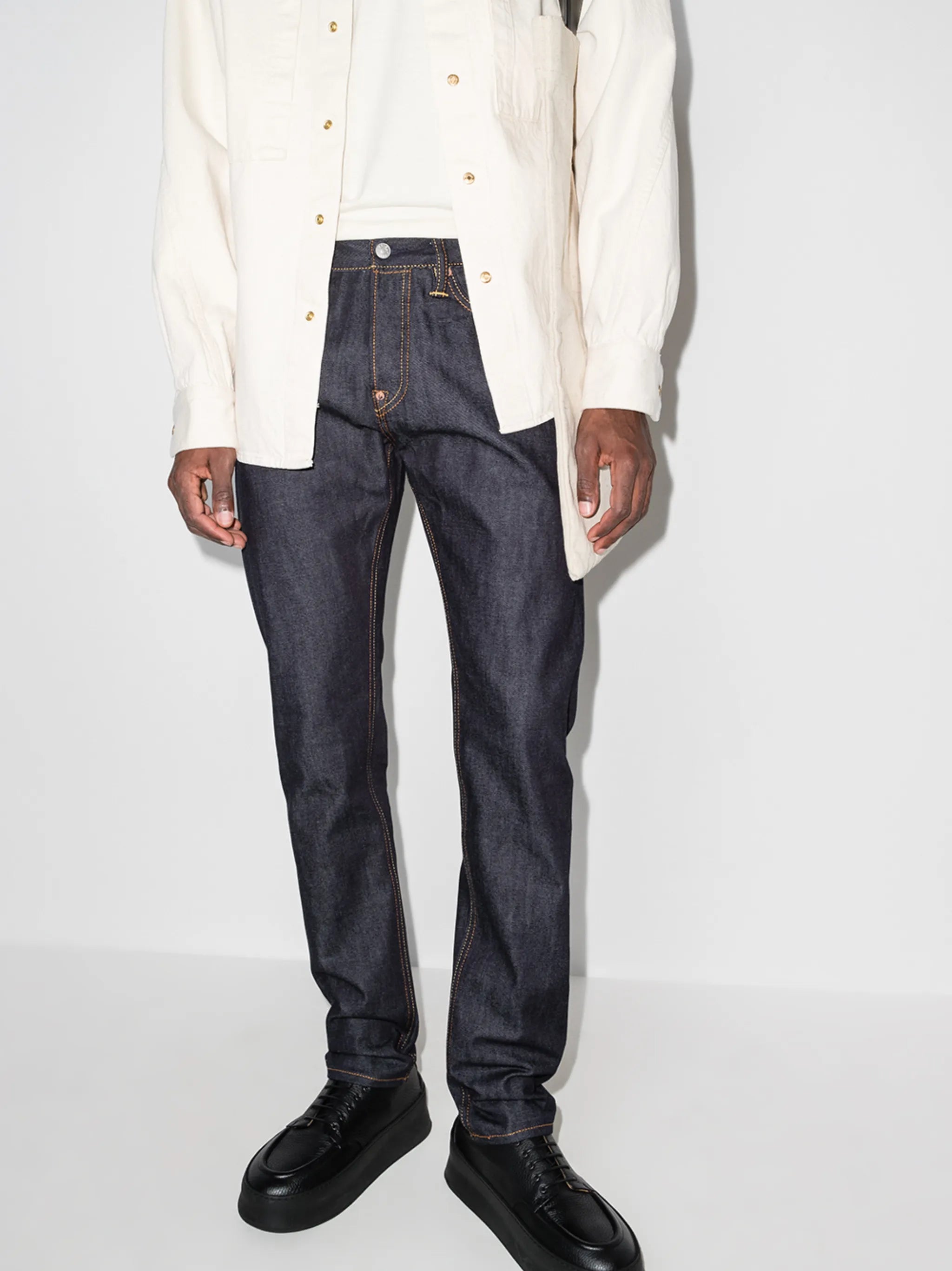 2017 seagull print jeans
