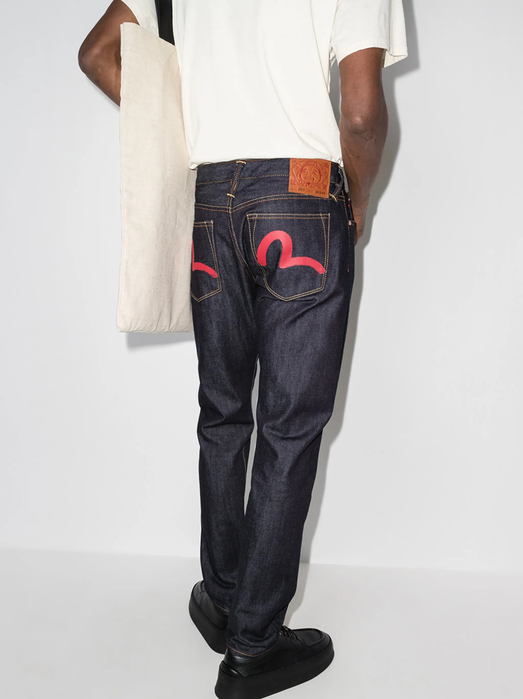 2017 seagull print jeans
