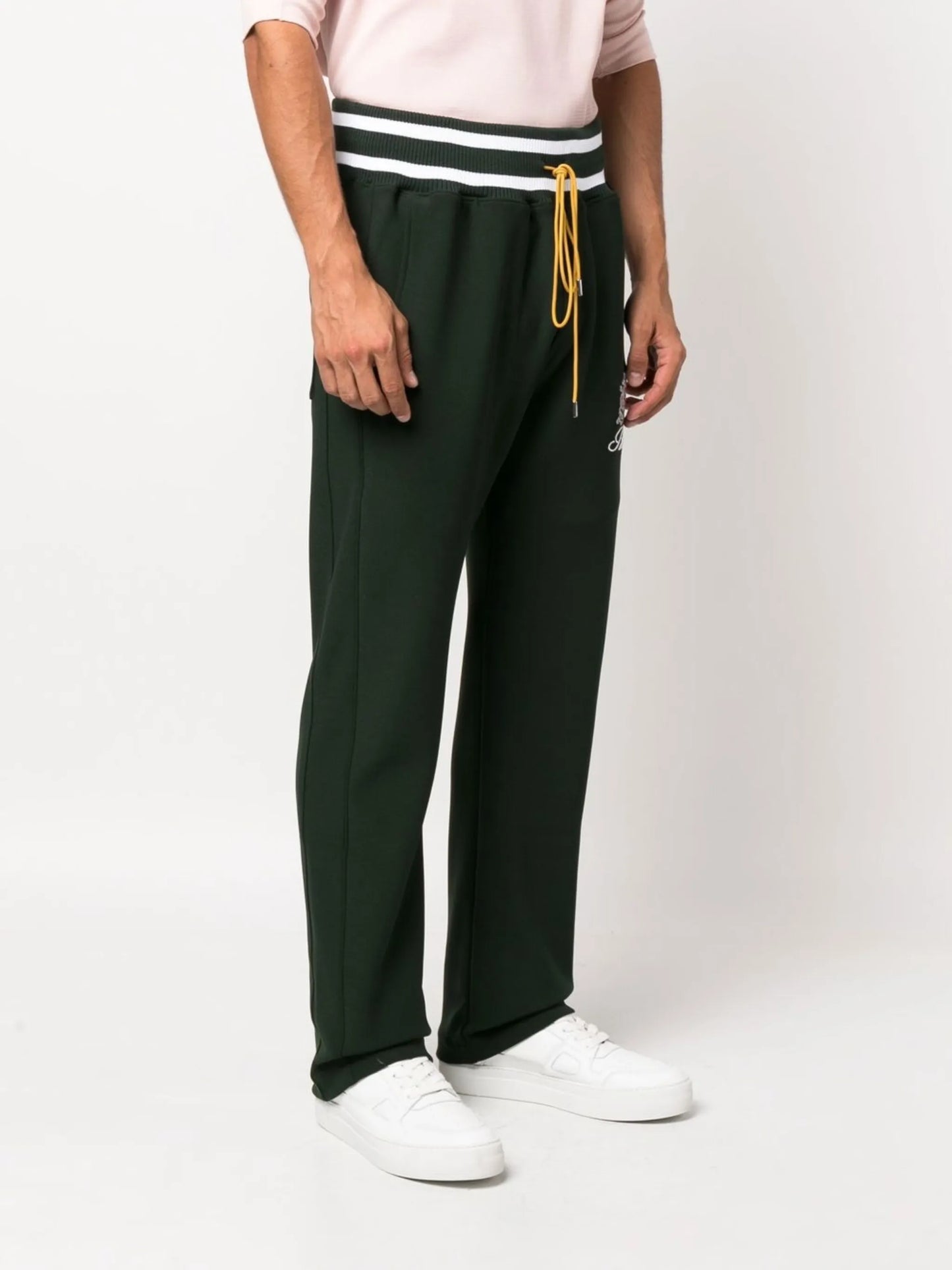 embroidered track pants