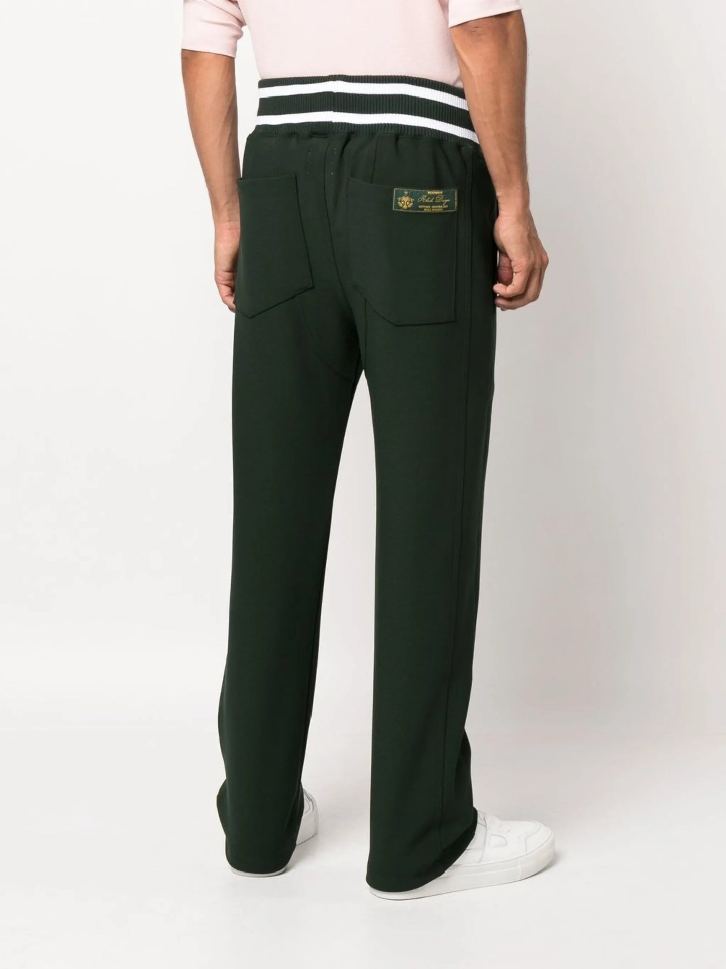 embroidered track pants