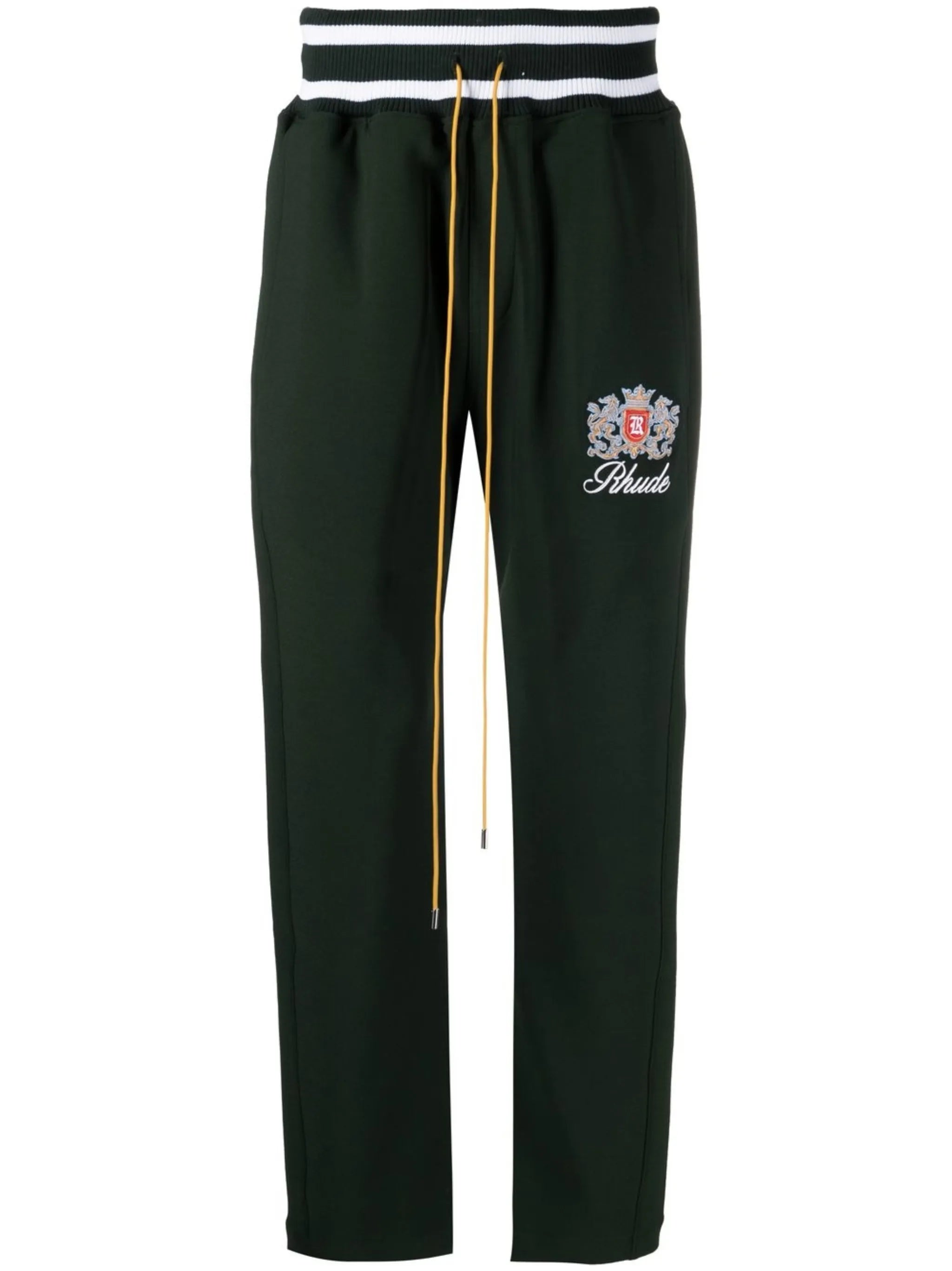 embroidered track pants