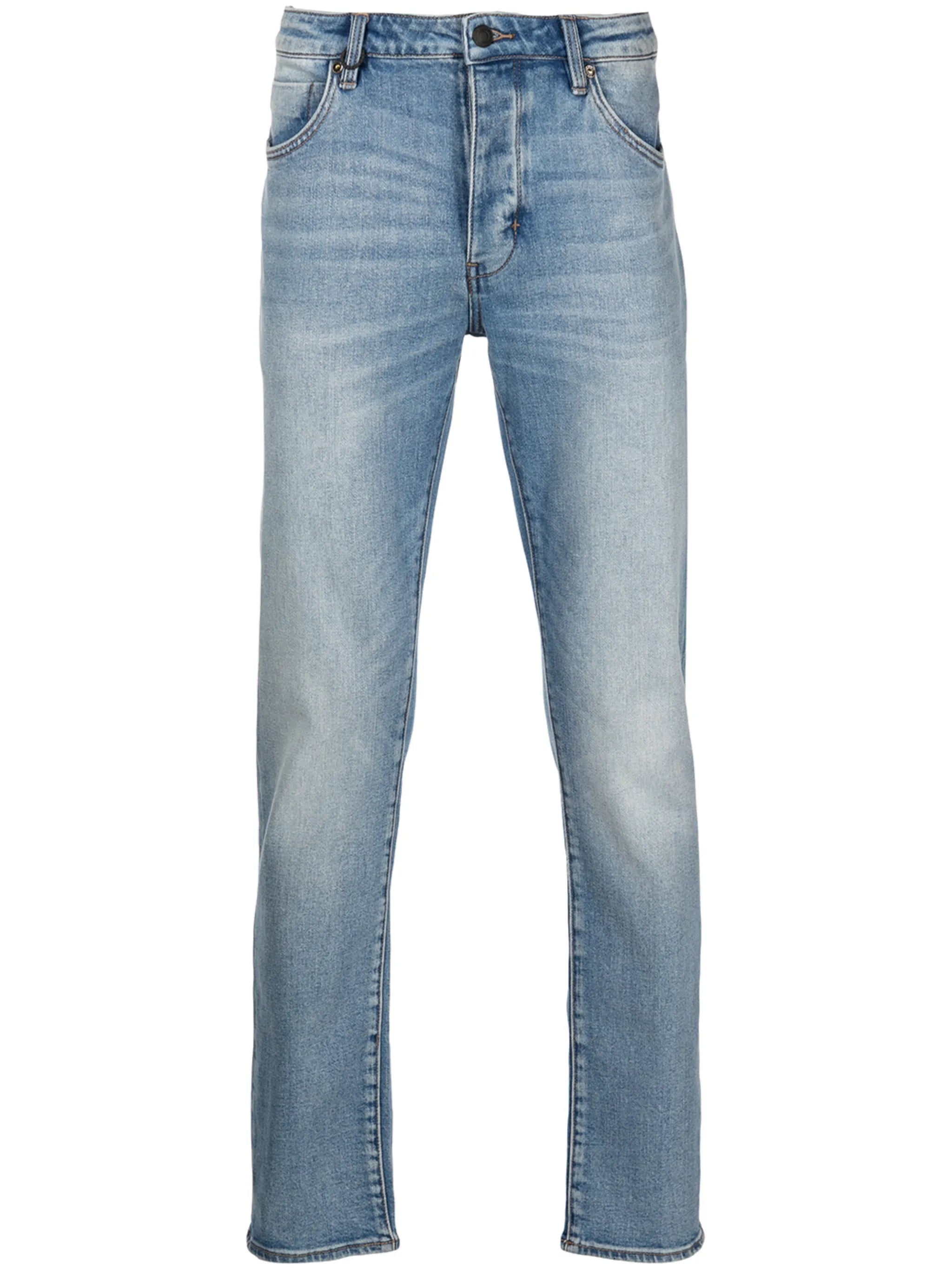 Lou low-rise slim-cut jeans