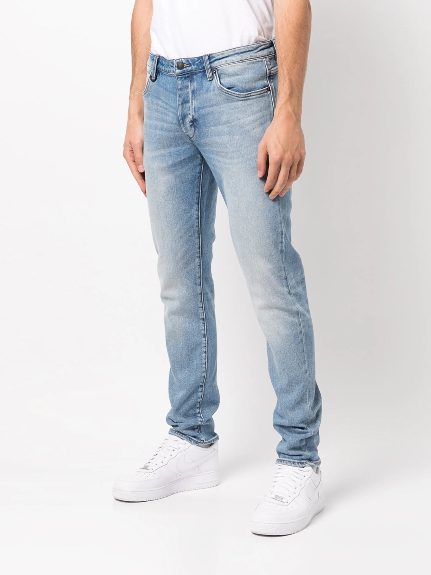 Lou low-rise slim-cut jeans