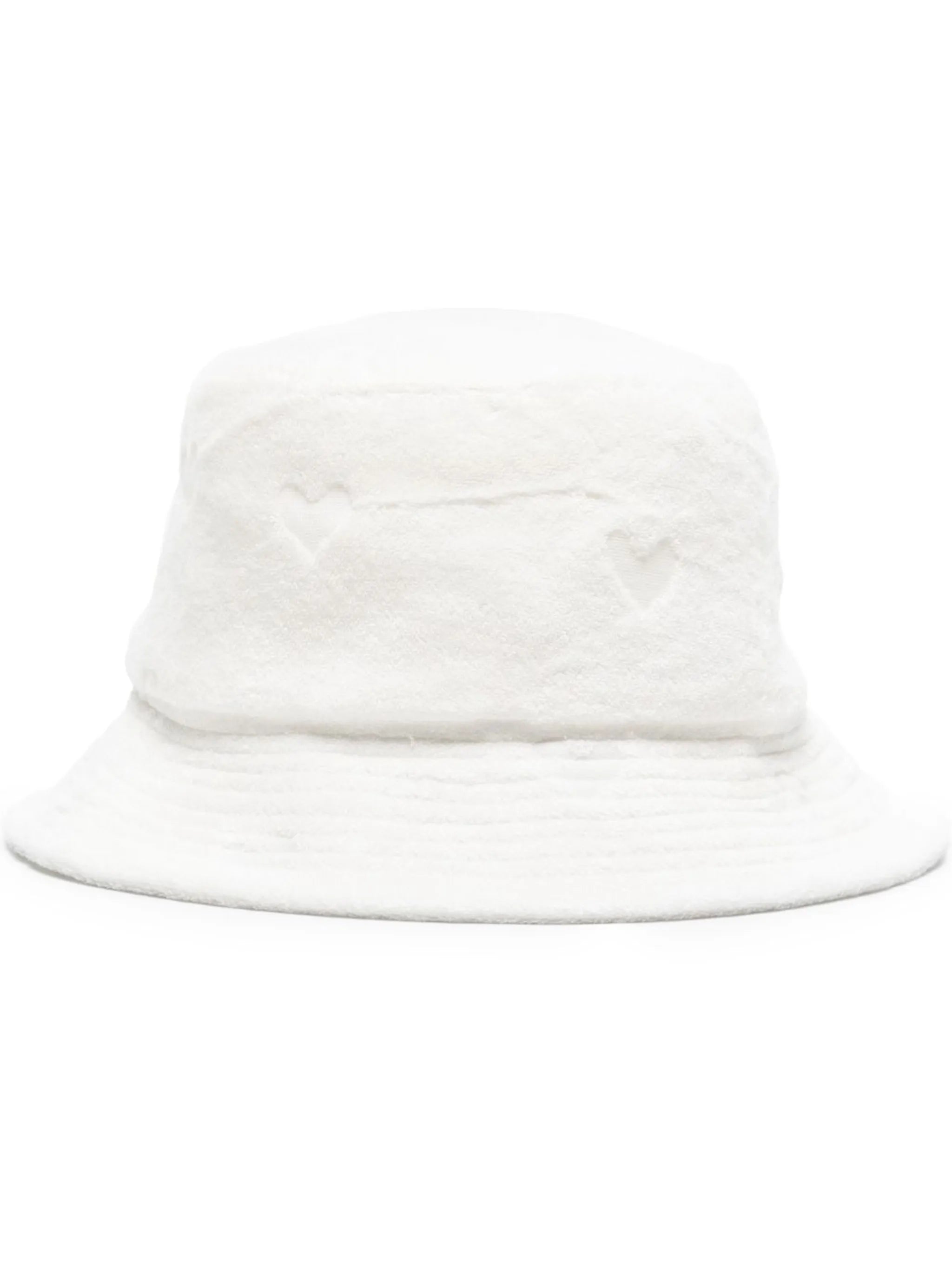 Bianca heart motif bucket hat