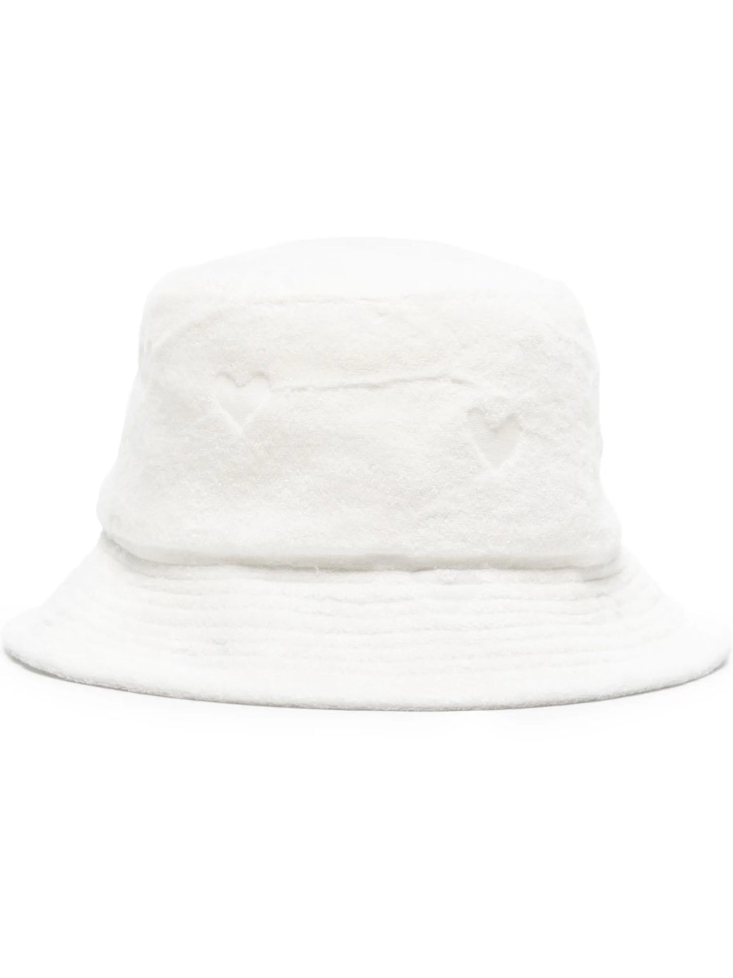 Bianca heart motif bucket hat