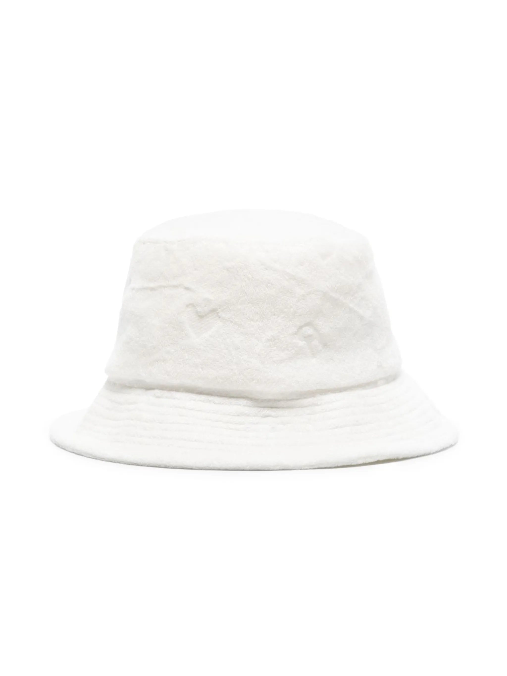 Bianca heart motif bucket hat