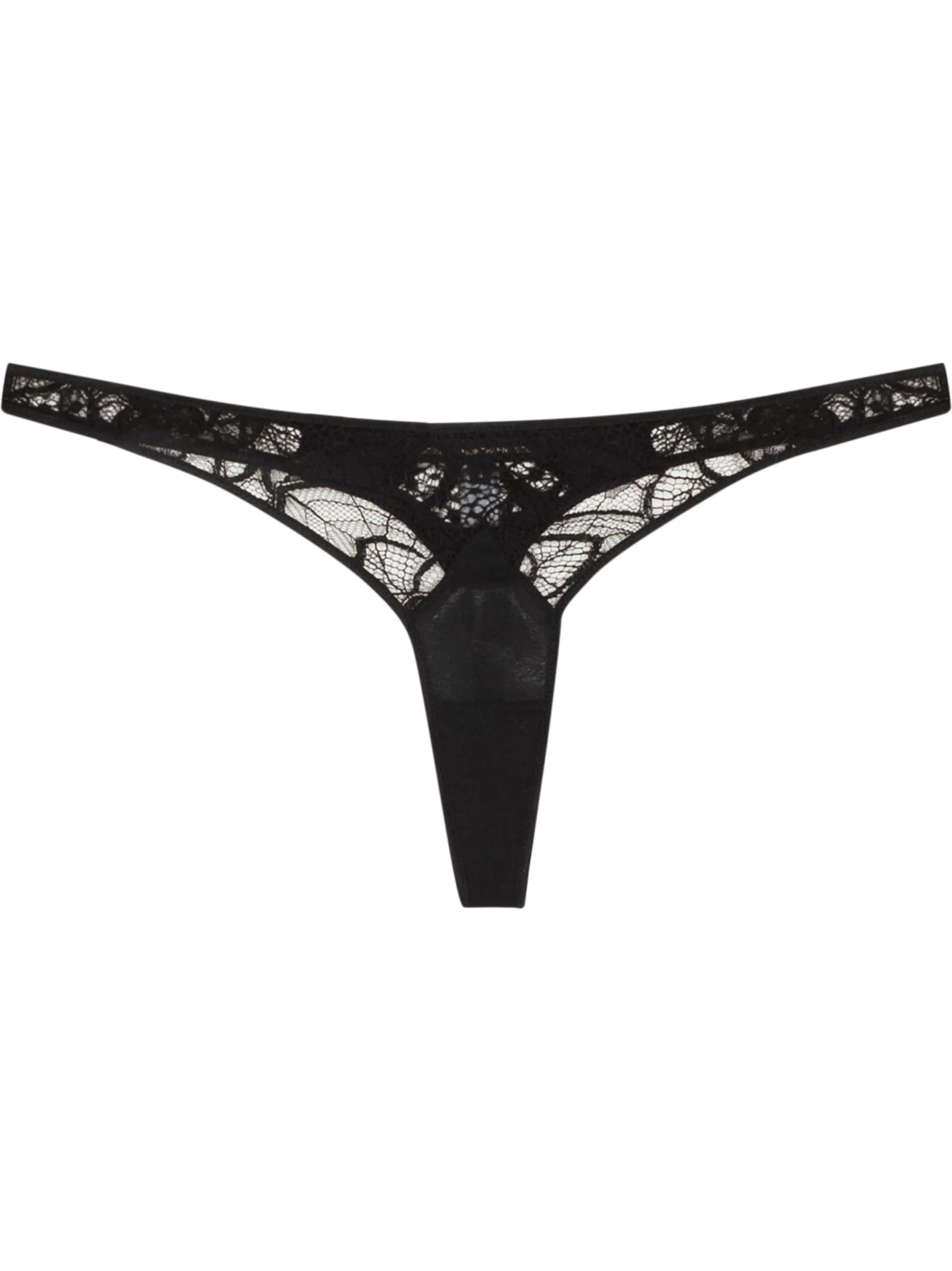 Coquette lace thong