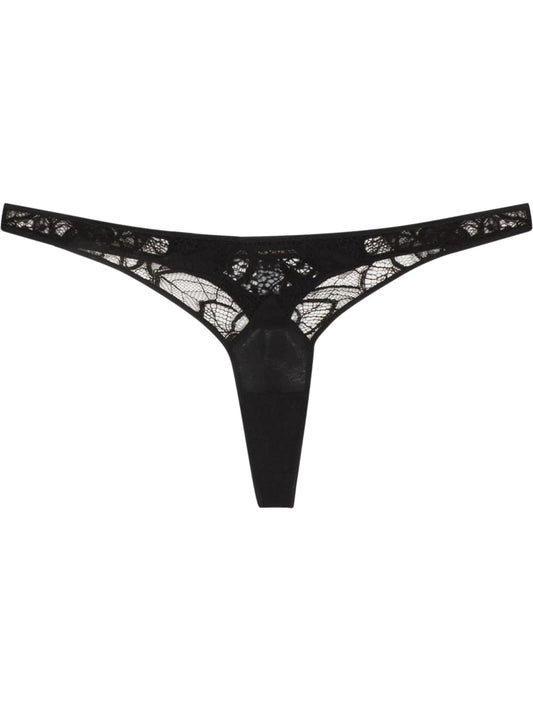 Coquette lace thong